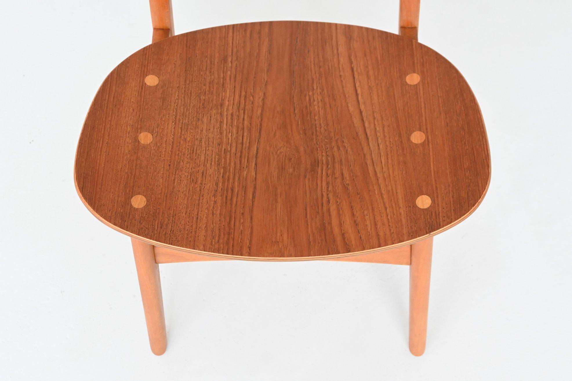 Hans Wegner Sawbuck CH30 dining chairs Carl Hansen & Son Denmark 1952 im Angebot 7
