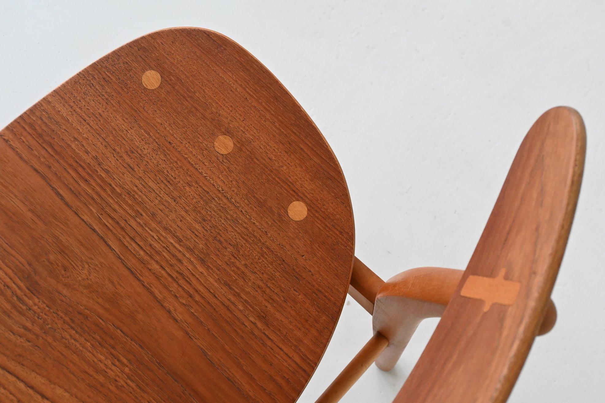 Hans Wegner Sawbuck CH30 dining chairs Carl Hansen & Son Denmark 1952 im Angebot 9