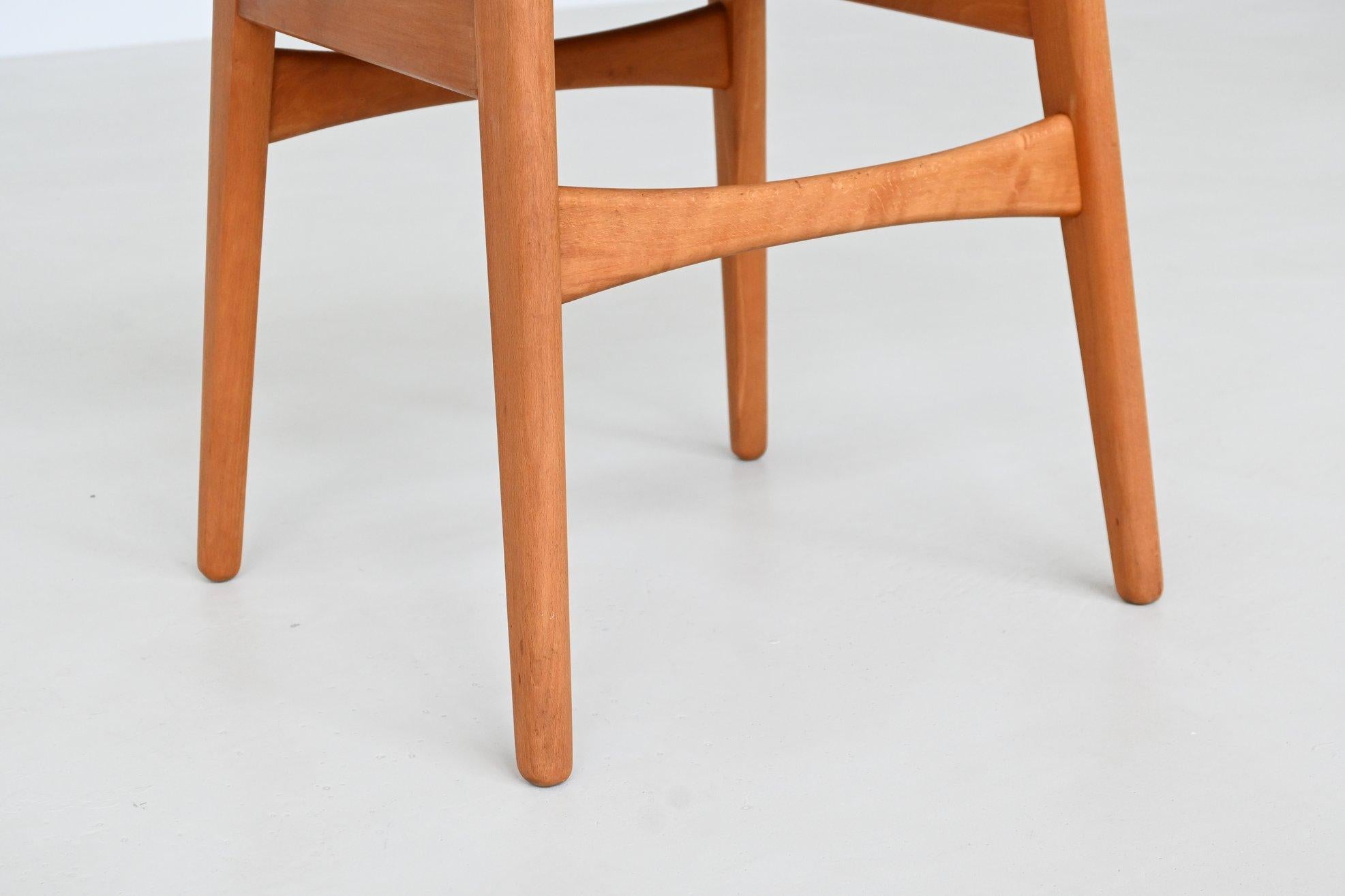 Hans Wegner Sawbuck CH30 dining chairs Carl Hansen & Son Denmark 1952 im Angebot 11