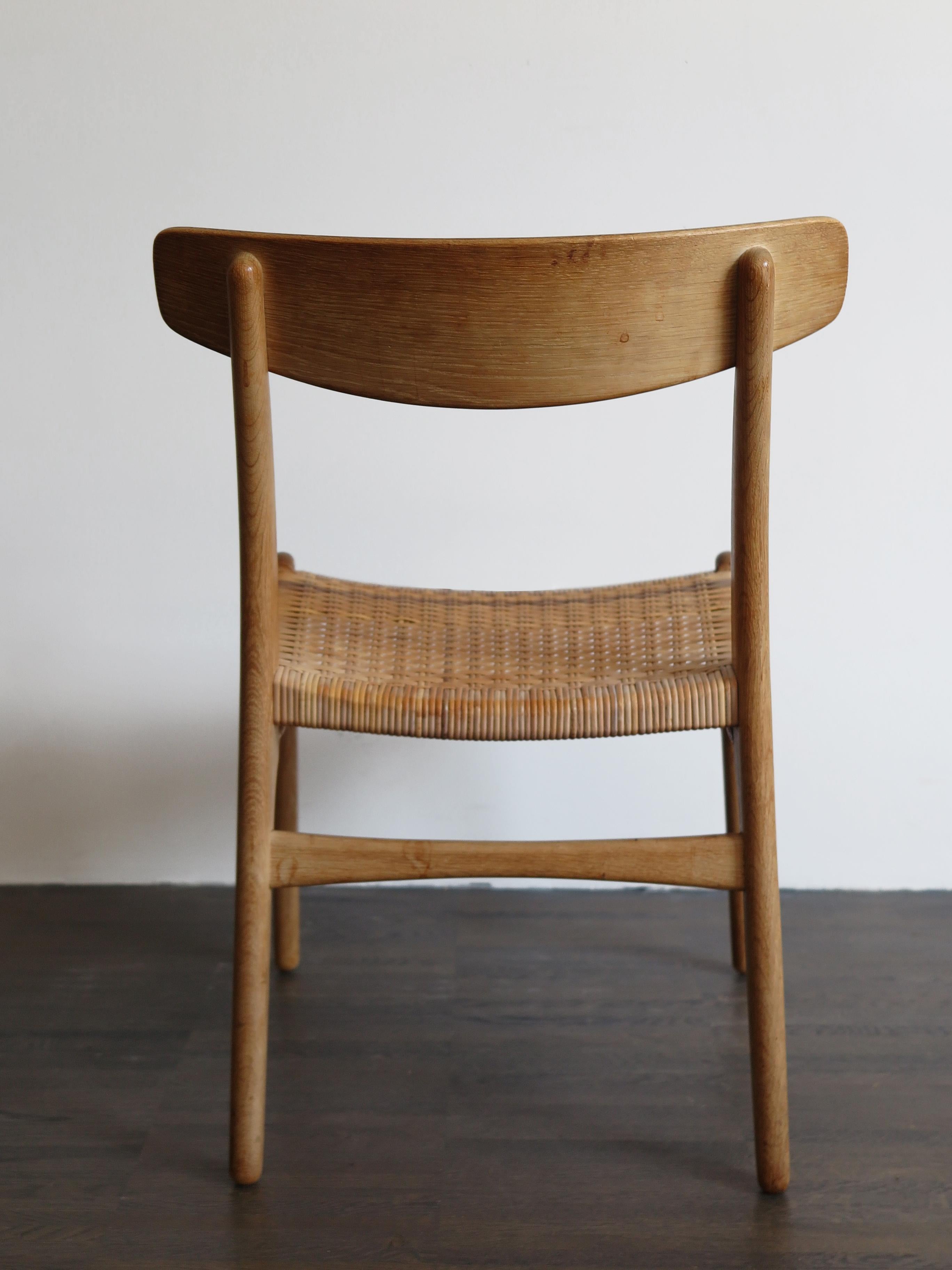 Hans Wegner Scandinavian Mid-Century Dining Chairs CH23 for Carl Hansen, 1960s 1