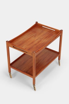 Hans Wegner Serving Trolley Andreas Tuck 45 Teak, 1950s