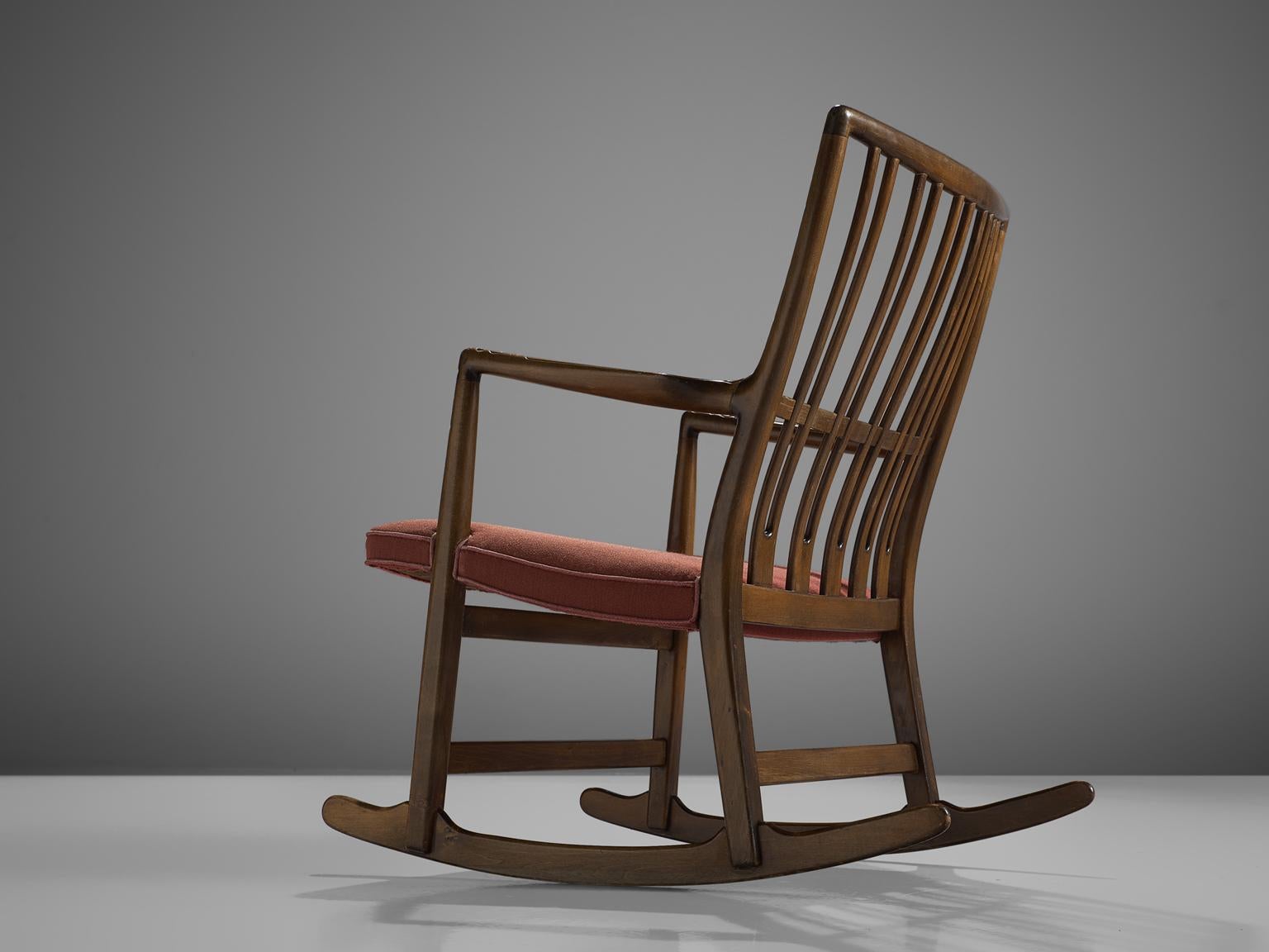 Danish Hans Wegner Set of Two Early 'ML-33' Rocking Chairs