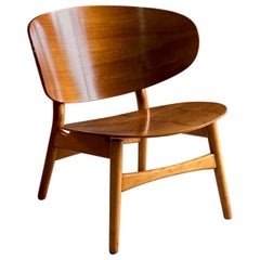 Hans Wegner Shell Chair Model FH 1936 for Fritz Hansen Midcentury Danish, 1950