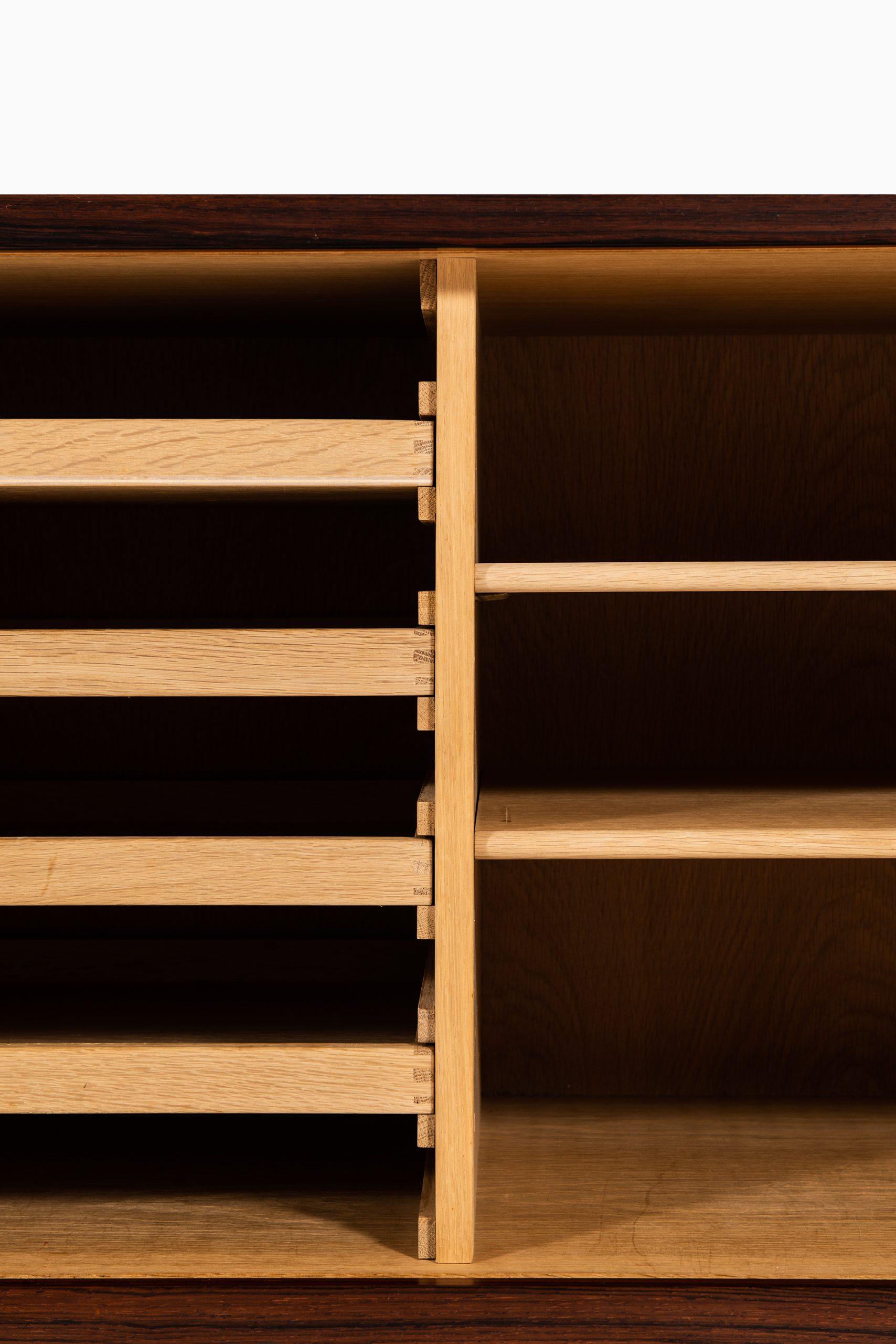 Chrome Hans Wegner Sideboard Model RY-25 / President Produced by Ry Møbler in Denmark