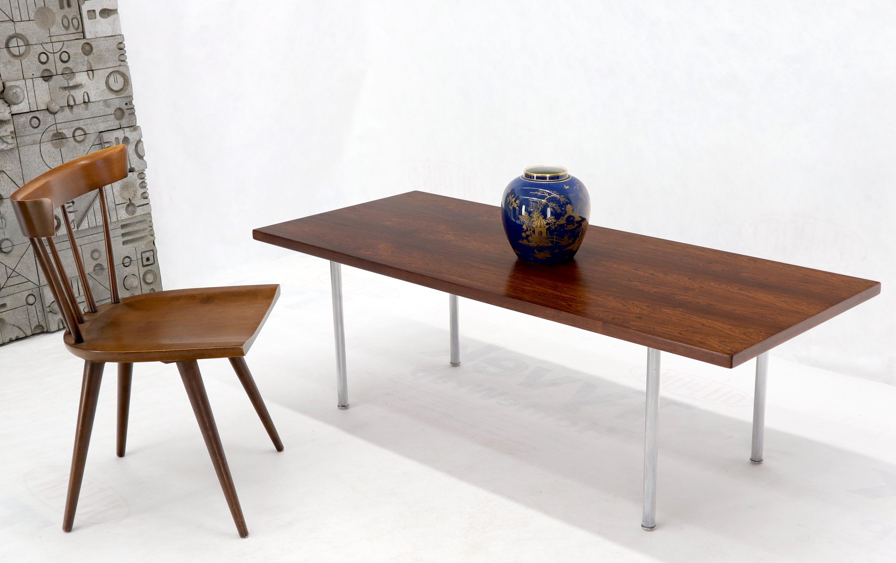 Mid-Century Modern rosewood rectangular coffee table by Hans Wegner.