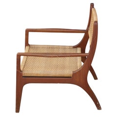 Hans Wegner Style Danish Lounge Chair with Cane