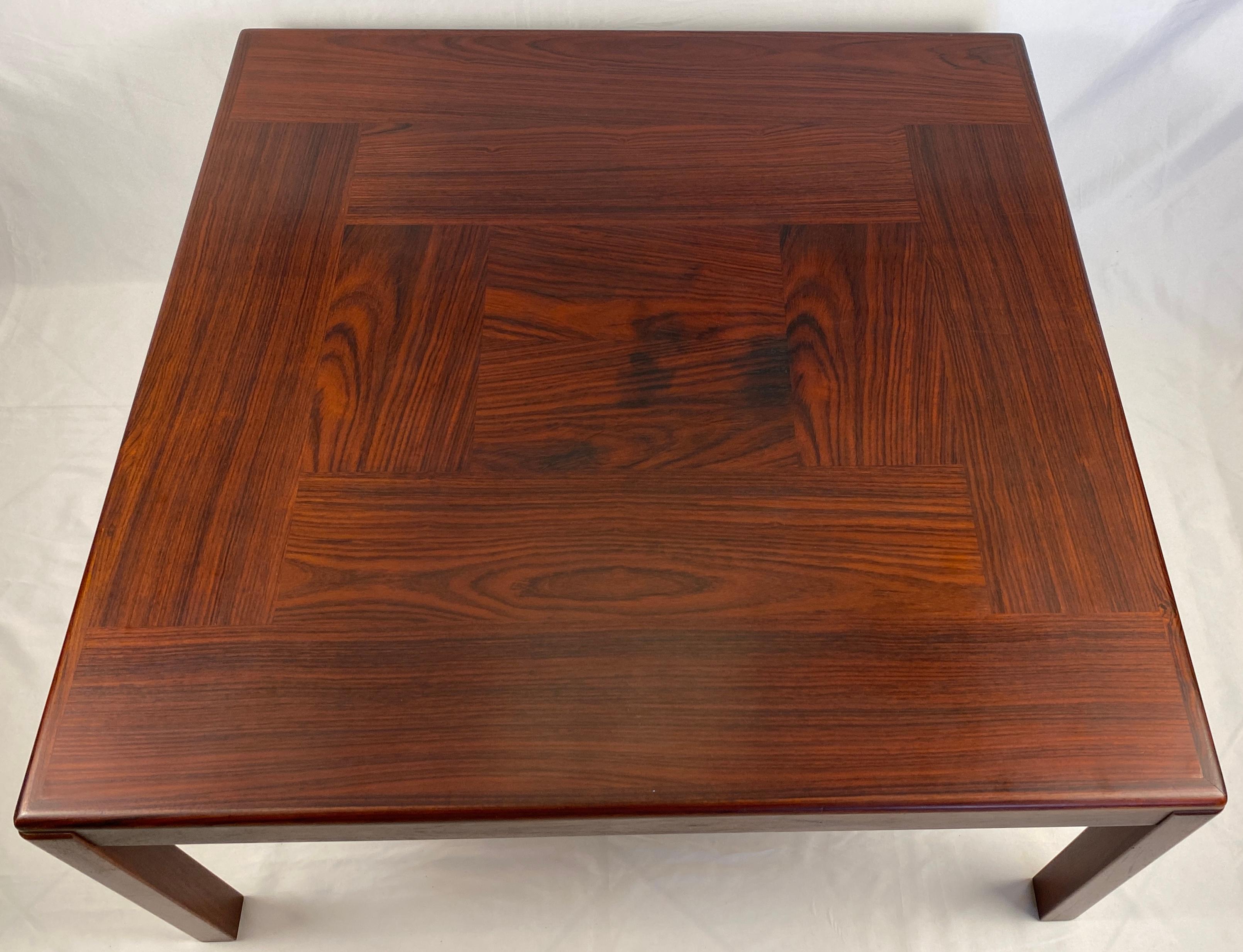 Mesa baja de madera estilo Hans Wegner, Mesa baja de madera danesa en venta 1