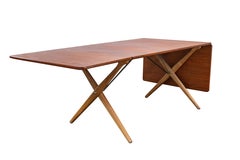 Hans Wegner Table AT309 Teak and Oak, 1950s