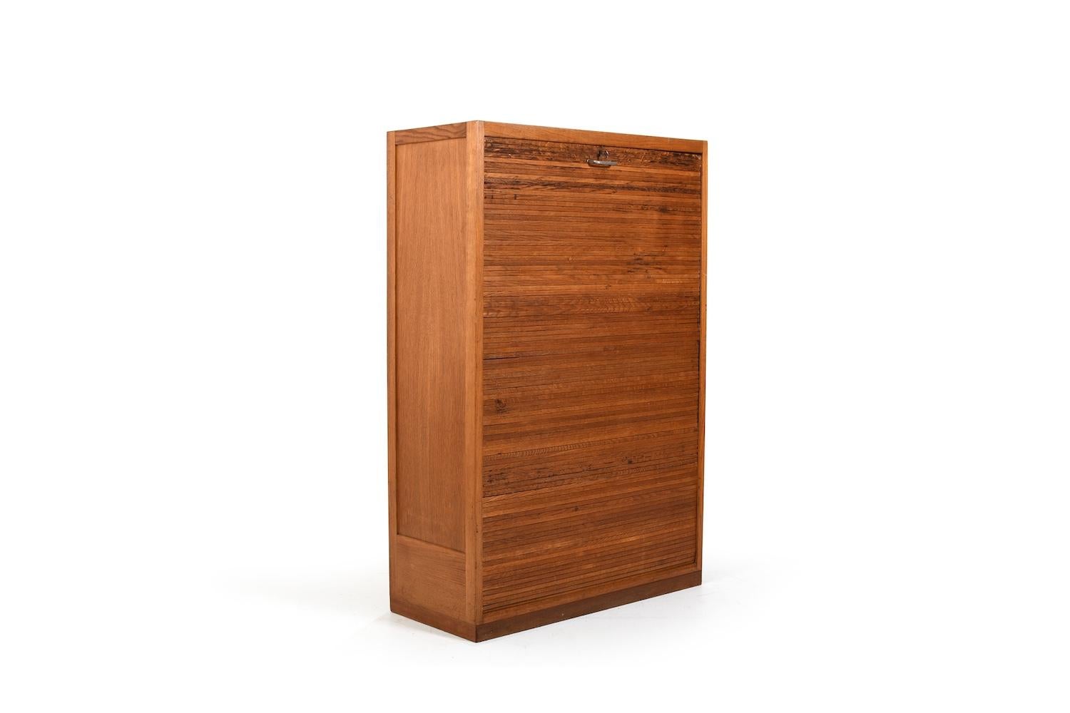 Hans Wegner Rollladenschrank für Plan Møbler 1940er Jahre im Angebot 4