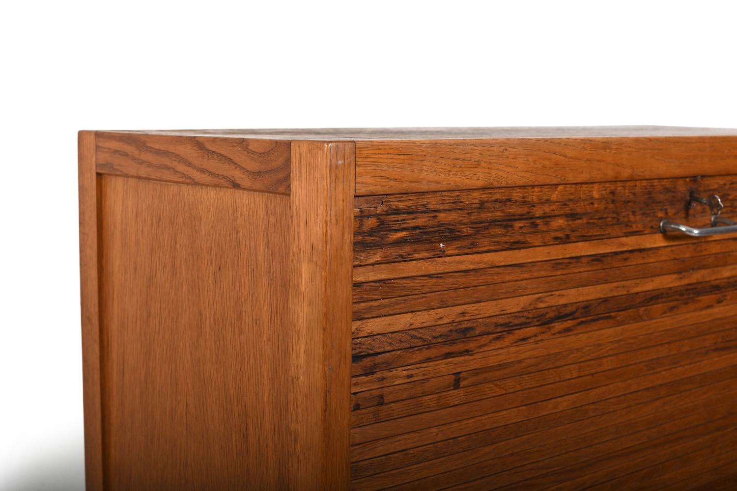 Hans Wegner Rollladenschrank für Plan Møbler 1940er Jahre im Angebot 5