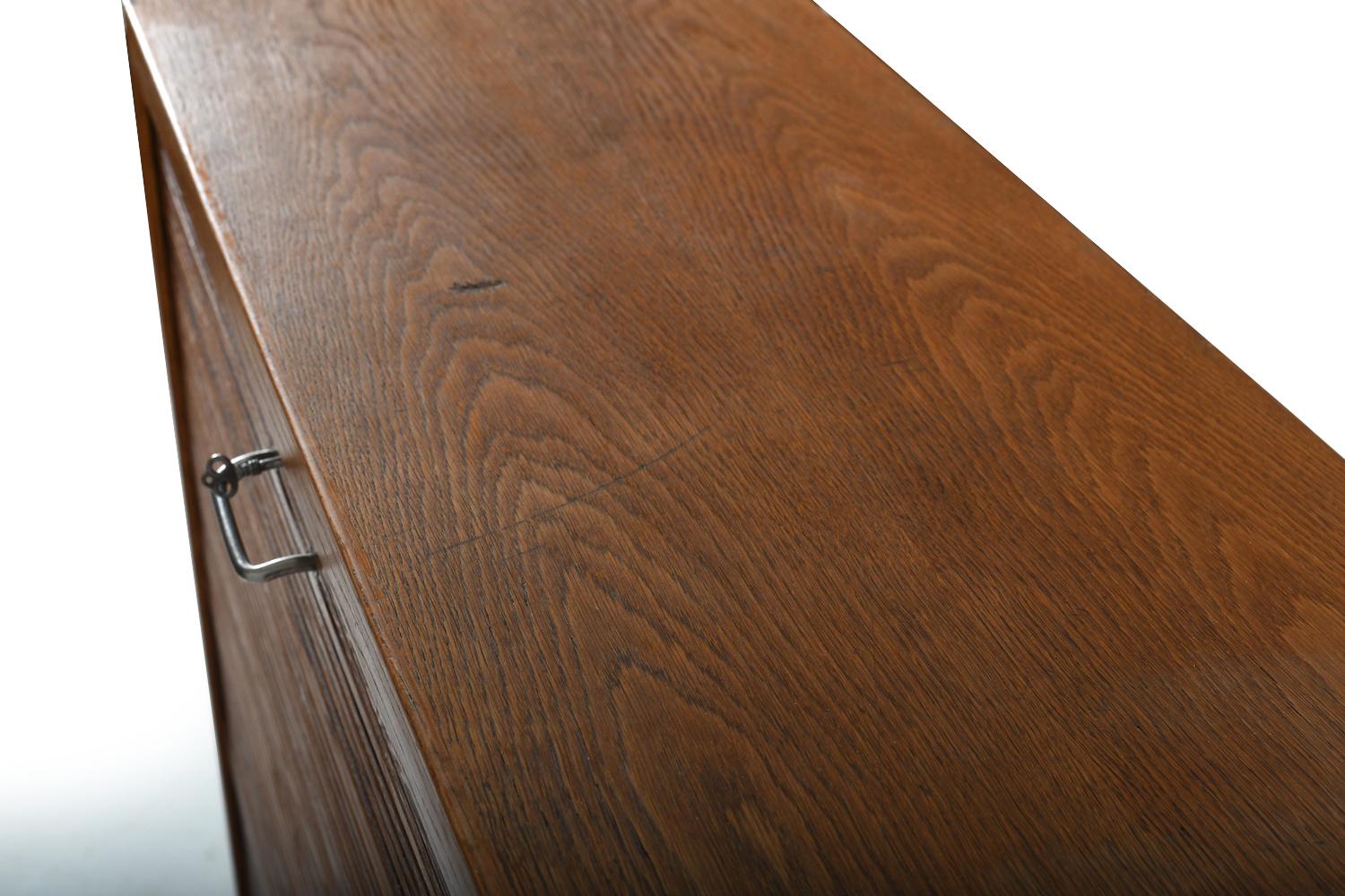 Hans Wegner Rollladenschrank für Plan Møbler 1940er Jahre im Angebot 7