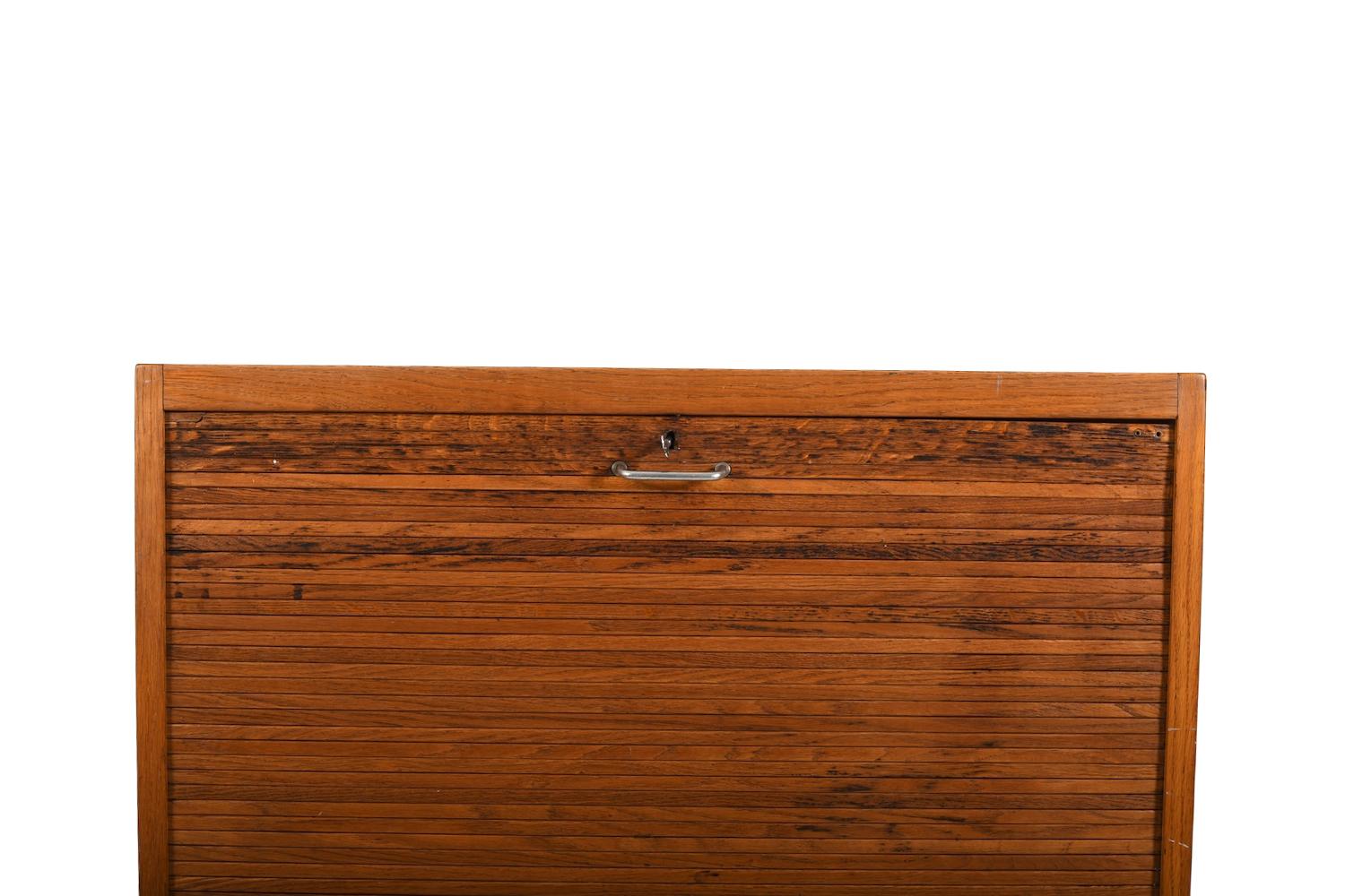 Hans Wegner Rollladenschrank für Plan Møbler 1940er Jahre im Angebot 1
