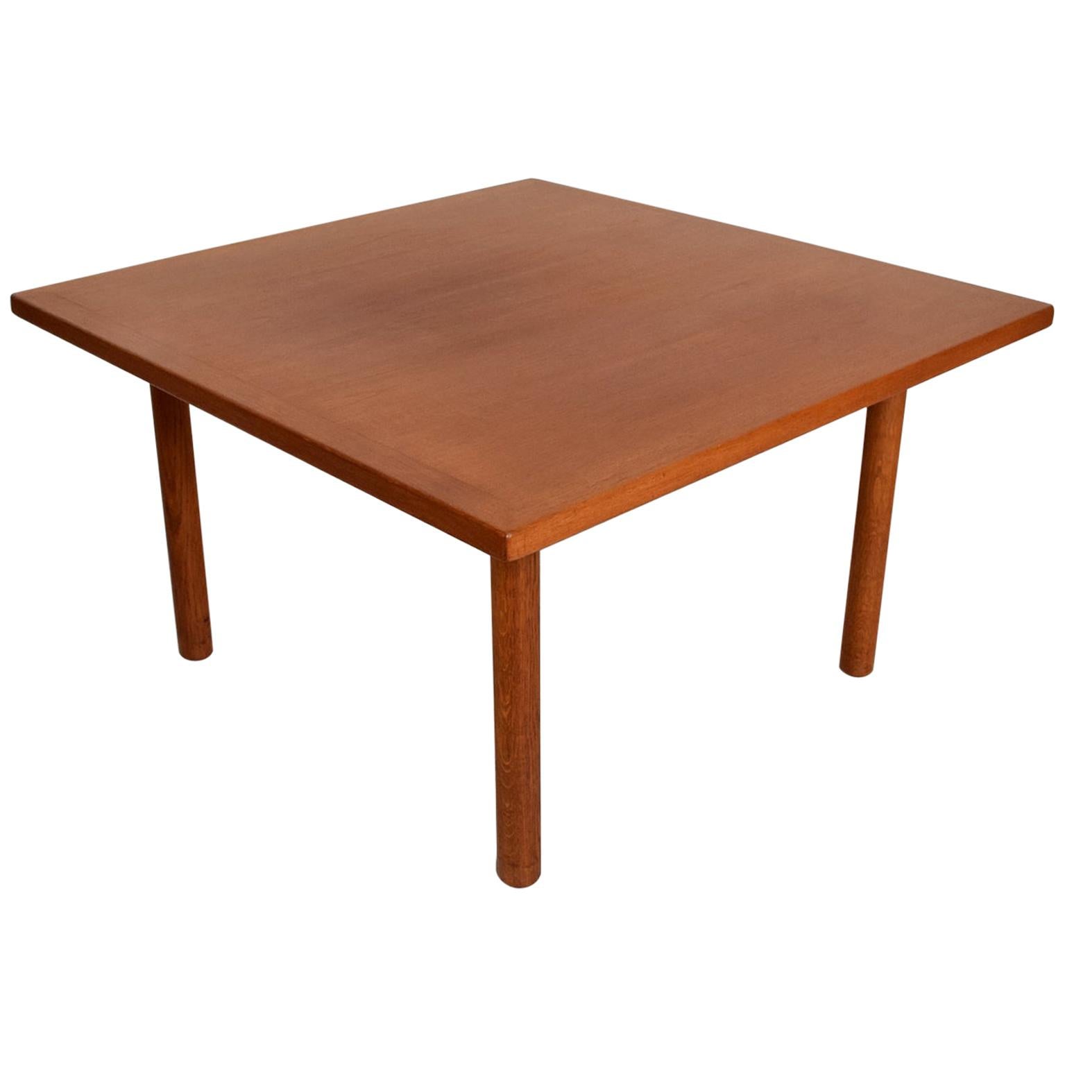  Hans Wegner Teak and Oak Wood Coffee Table Classic Danish Modern 1960s 6