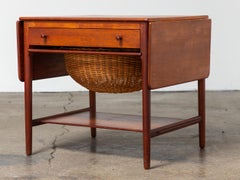 Hans Wegner Teak At-33 Sewing Table