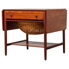 Hans Wegner Teak At-33 Sewing Table