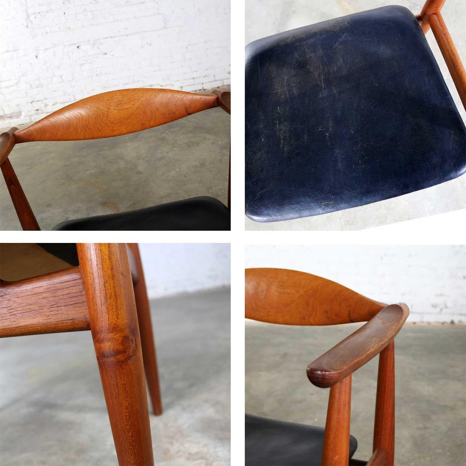 Hans Wegner Teak CH 35 Chair for Carl Hansen & Son Vintage Scandinavian Modern 2