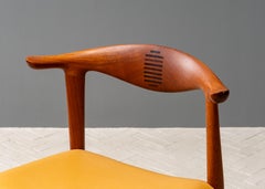 Hans Wegner Teak Cow Horn Chair