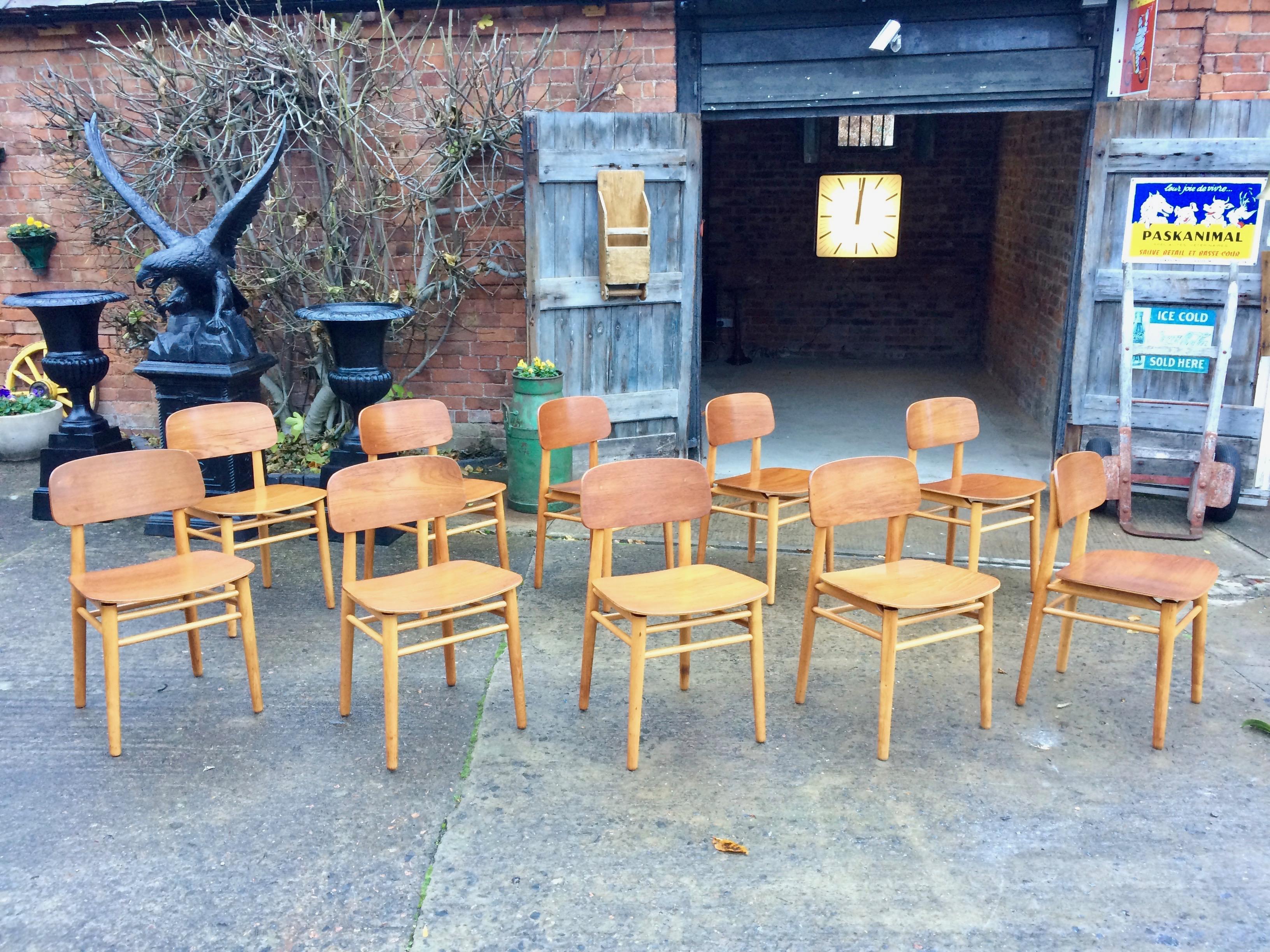 Hans Wegner Teak Dining Chairs Set of Ten for Fritz Hansen 4101, Denmark 4