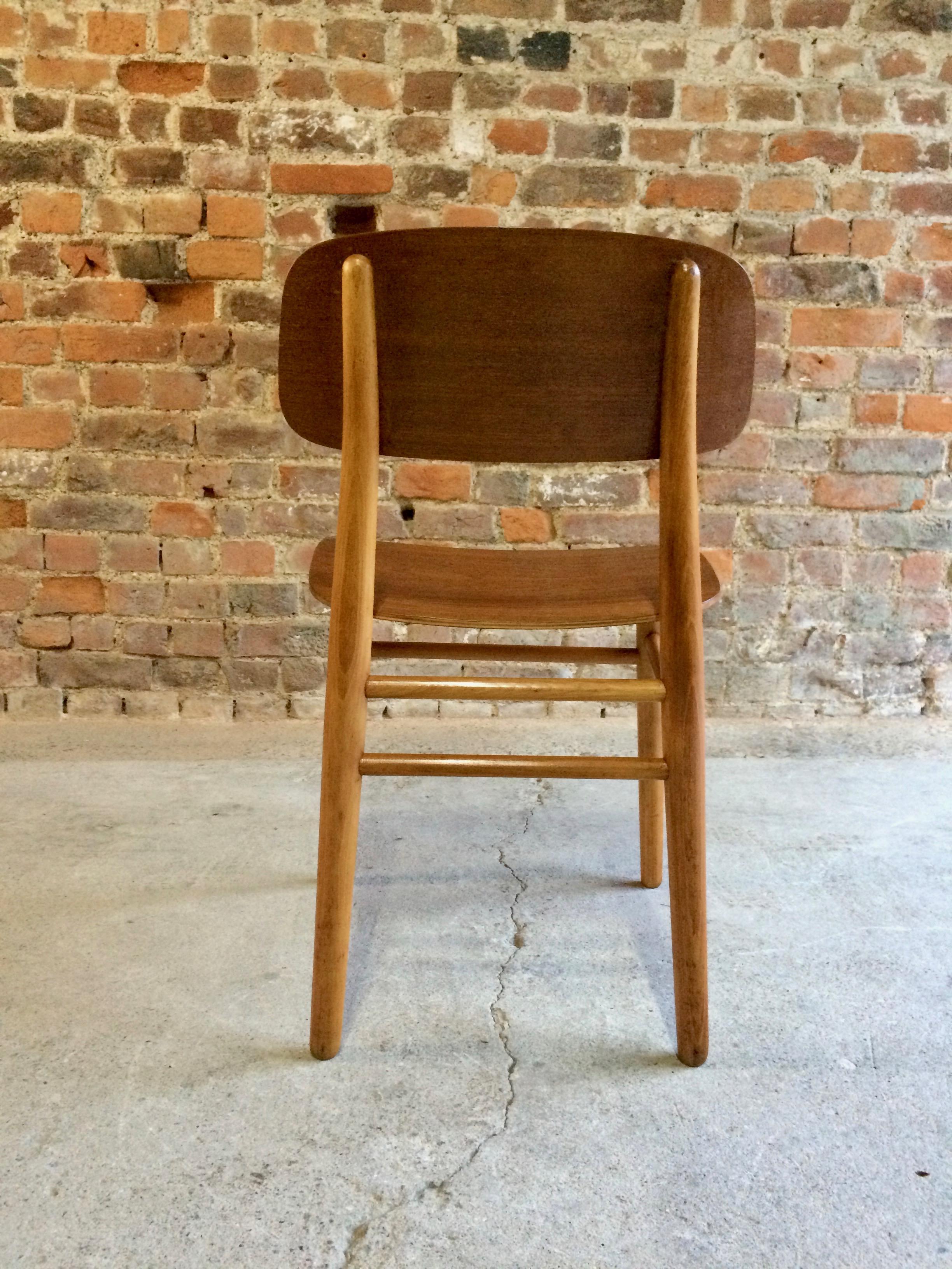 Hans Wegner Teak Dining Chairs Set of Ten for Fritz Hansen 4101, Denmark 1