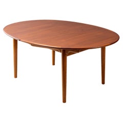 Tavolo da pranzo Hans Wegner in teak e oak JH-567