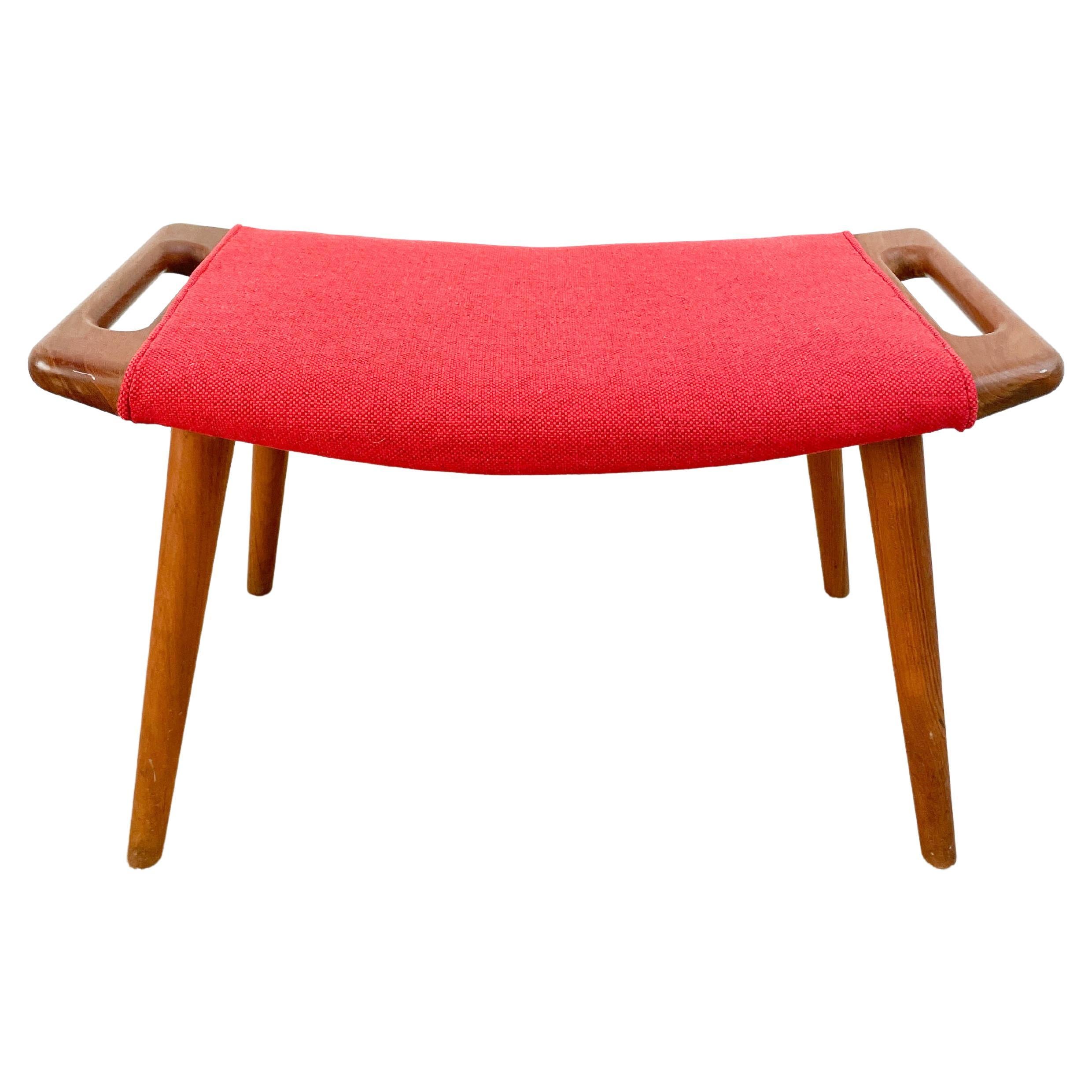 Hans Wegner Teak Papa Bear Ottoman