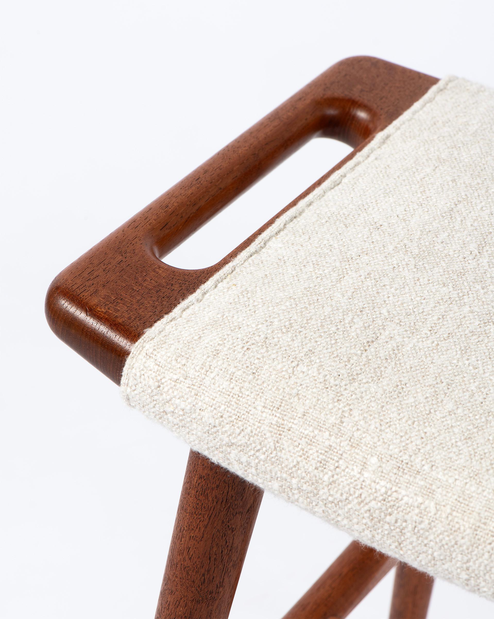 Hans Wegner Teak Piano Stool c1950s Danés en venta