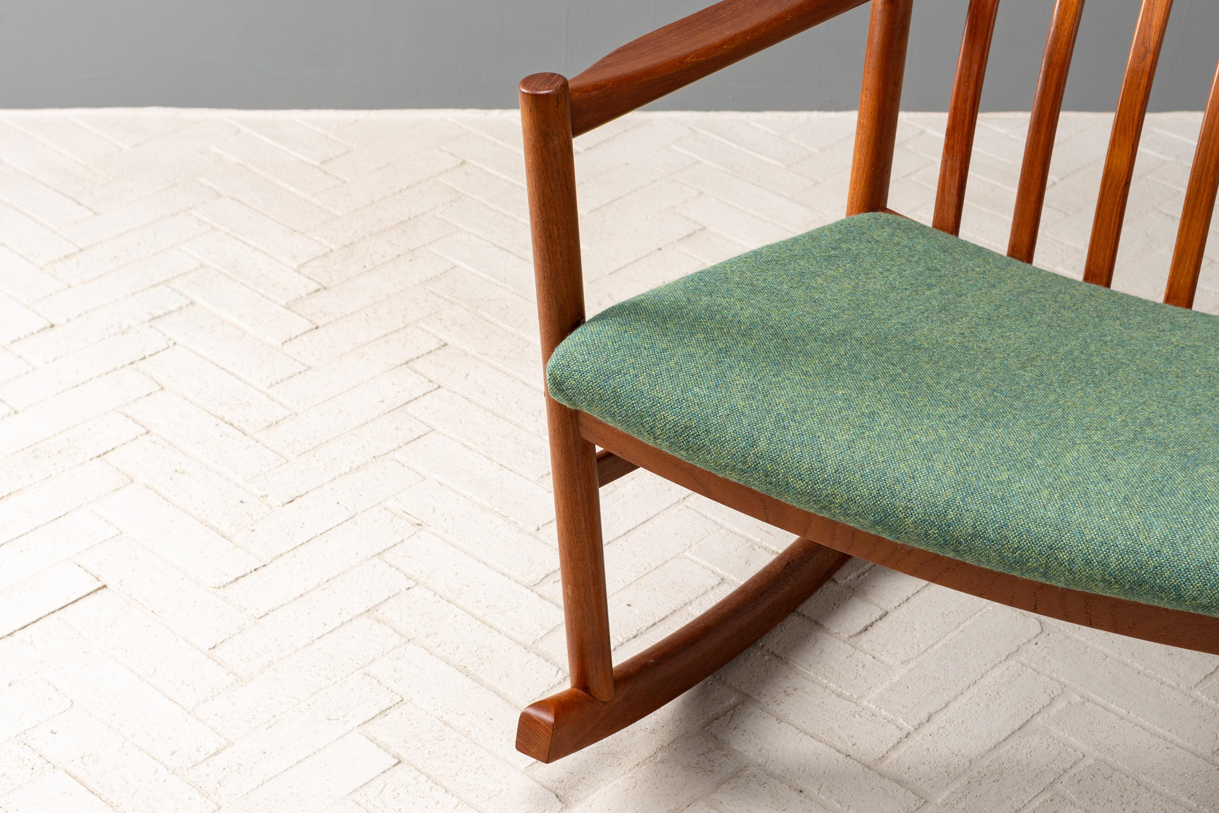 Hans Wegner Teak Rocking Chair 2