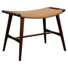 Hans Wegner, Teak stained Piano Stool, model AP-30, made by A P Stolen, 1950s