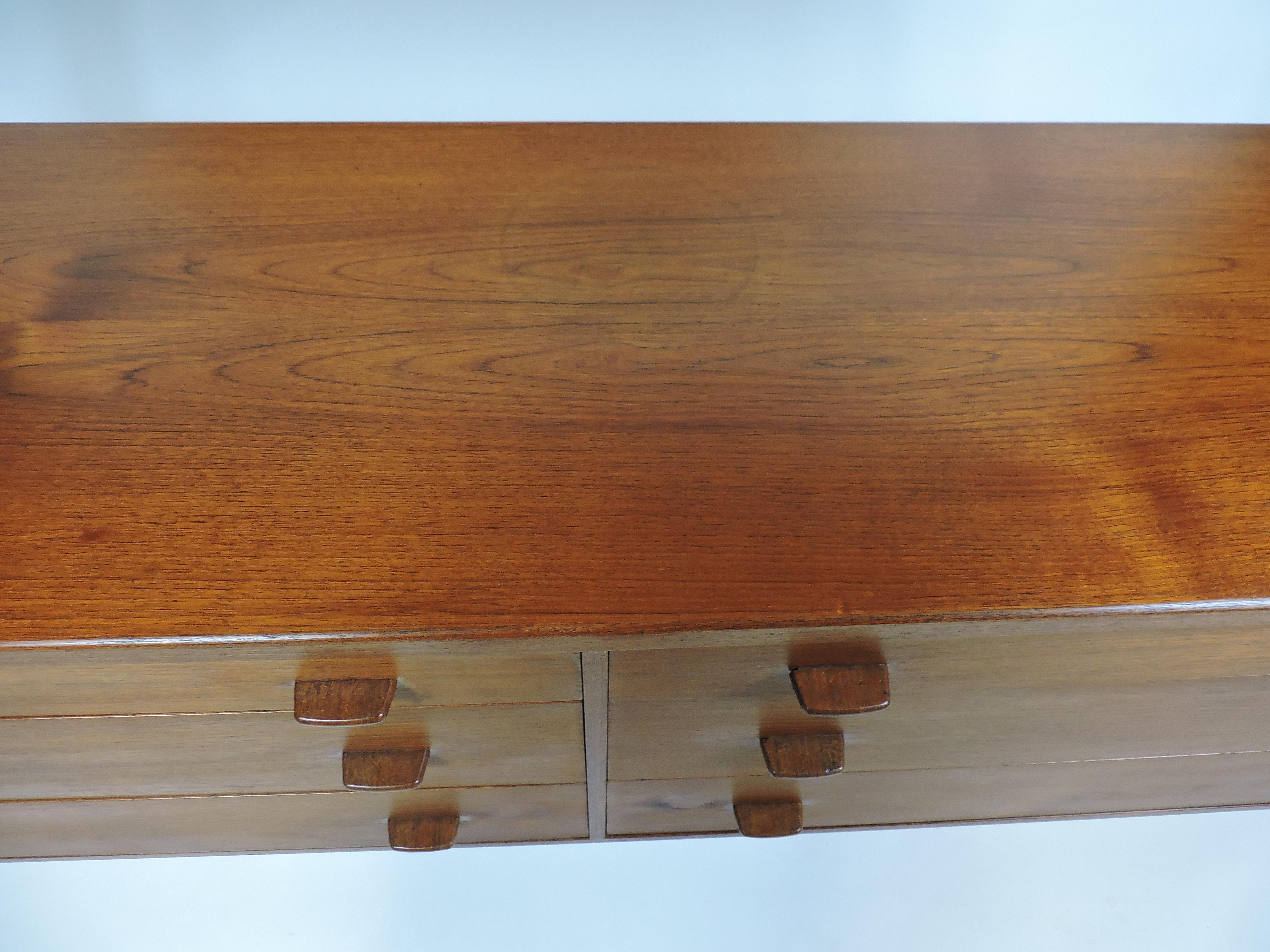 Hans Wegner Teak Two-Tier Credenza Sideboard for Ry Mobler 3