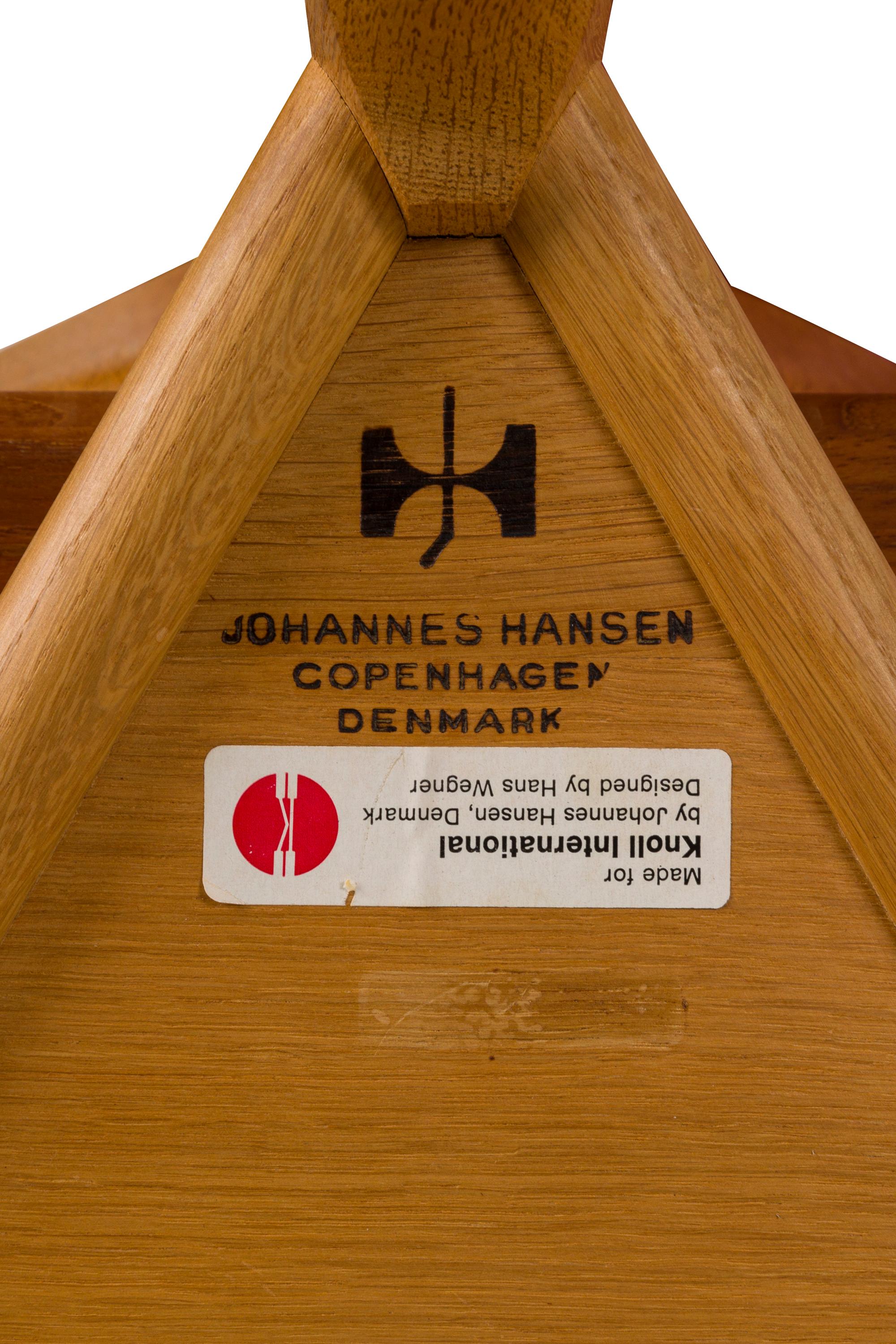 Hans Wegner Teak Valet Chair by Johannes Hansen for Knoll, Denmark 1960s In Good Condition In New York, NY