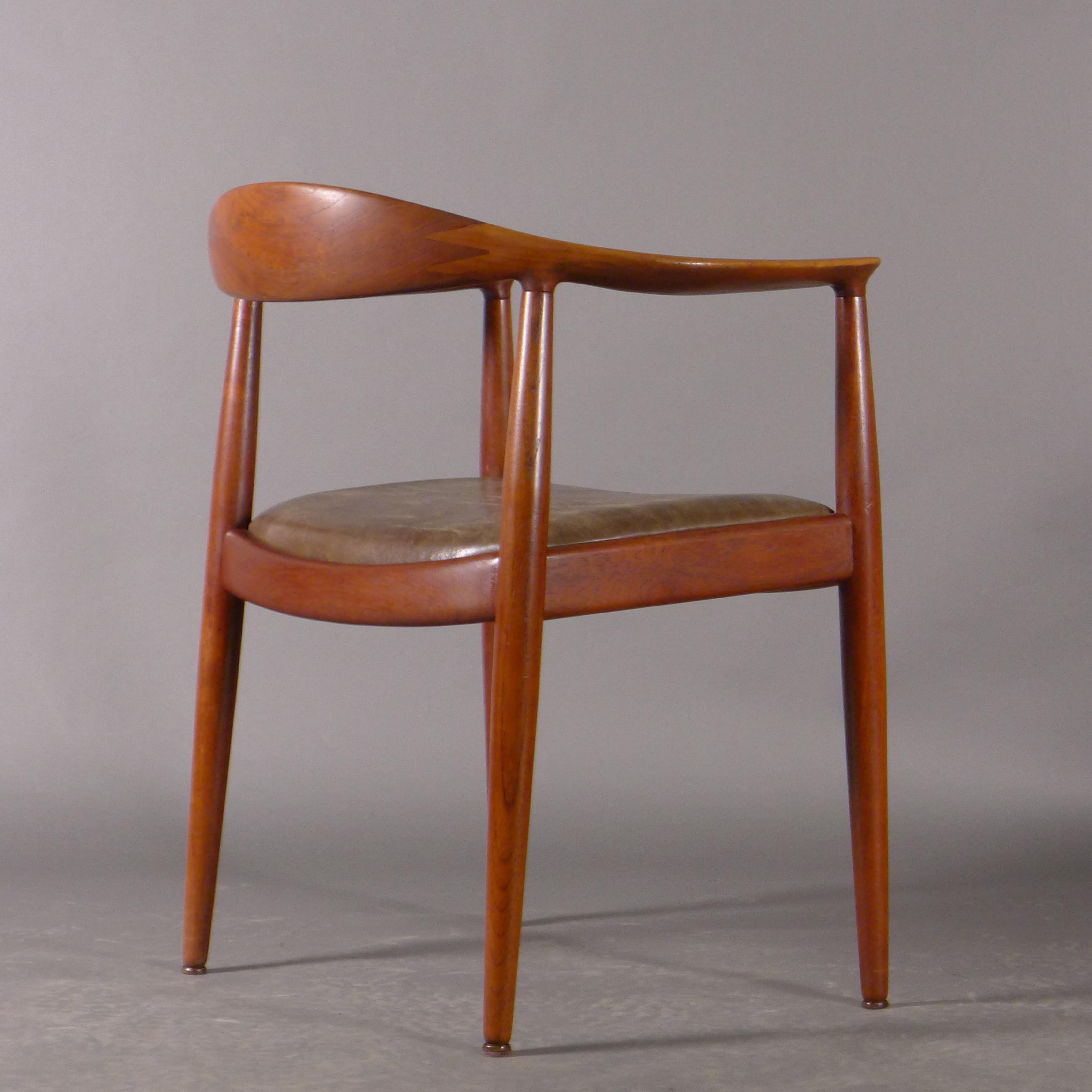 Leather Hans Wegner, 