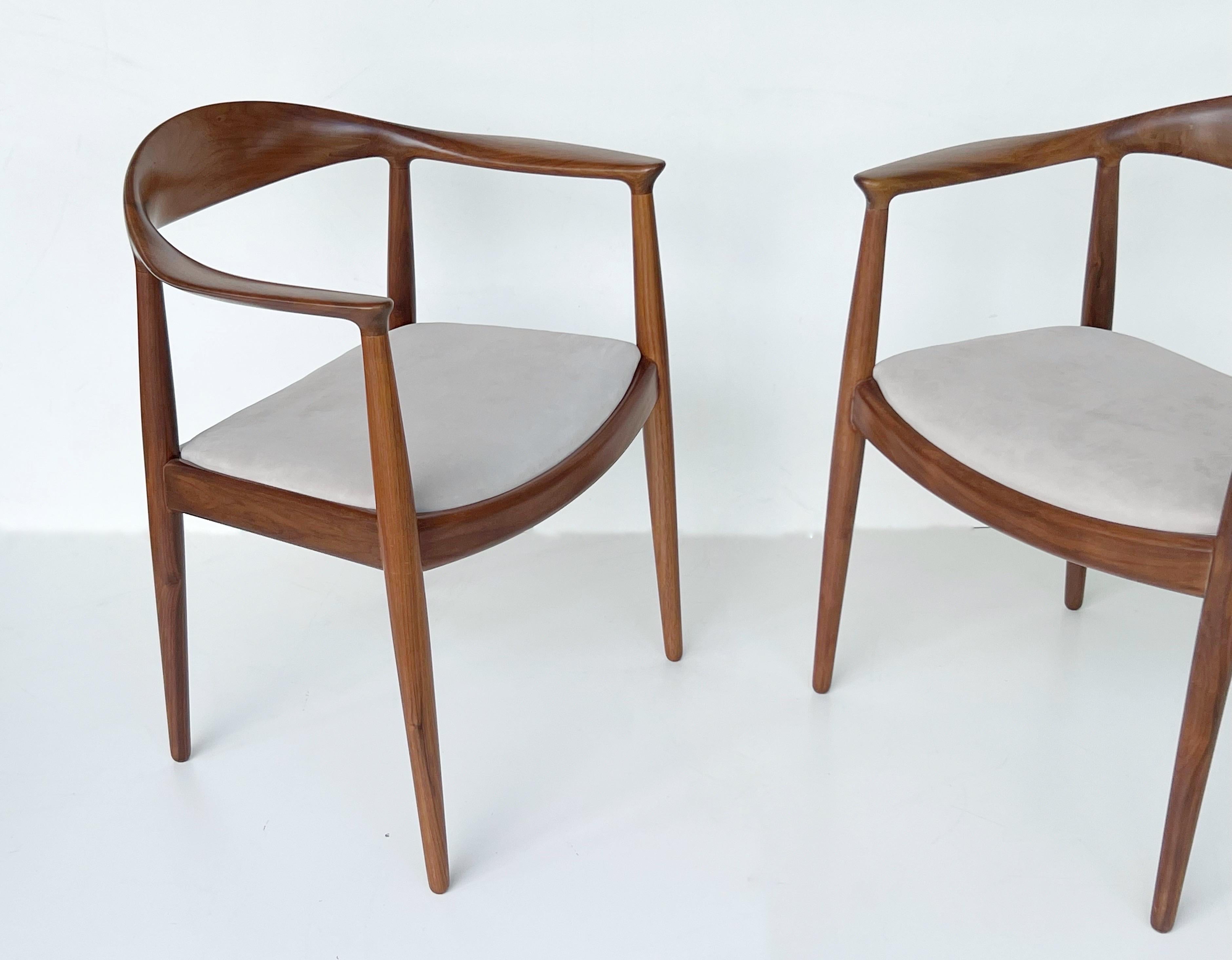 Danish Hans Wegner The Chair Walnut Model JH503  by Johannes Hansen  2 Available For Sale