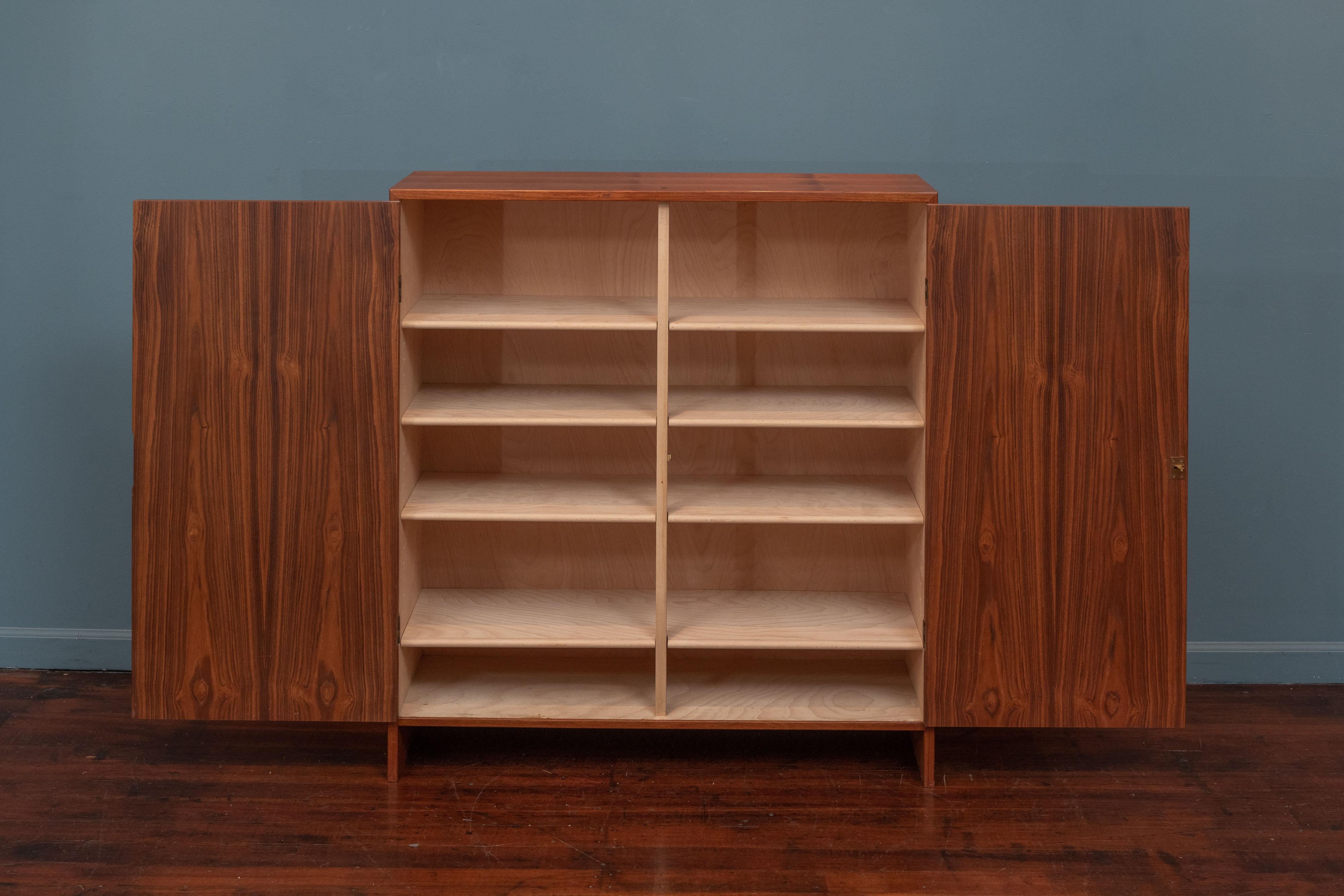 Hans Wegner Two Door Cabinet for RY Mobler In Good Condition In San Francisco, CA