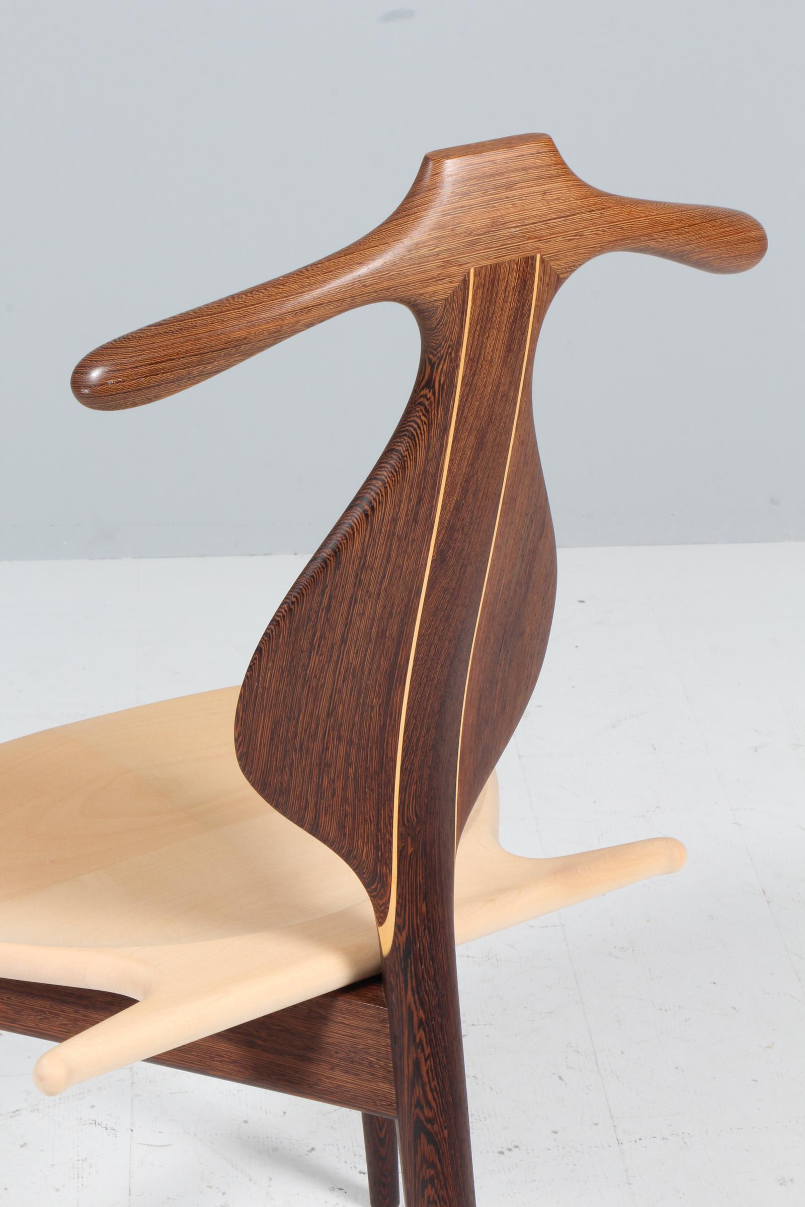 Hans Wegner Valet Chair von PP Møbler, Dänemark, Wenge und Esche im Angebot 3