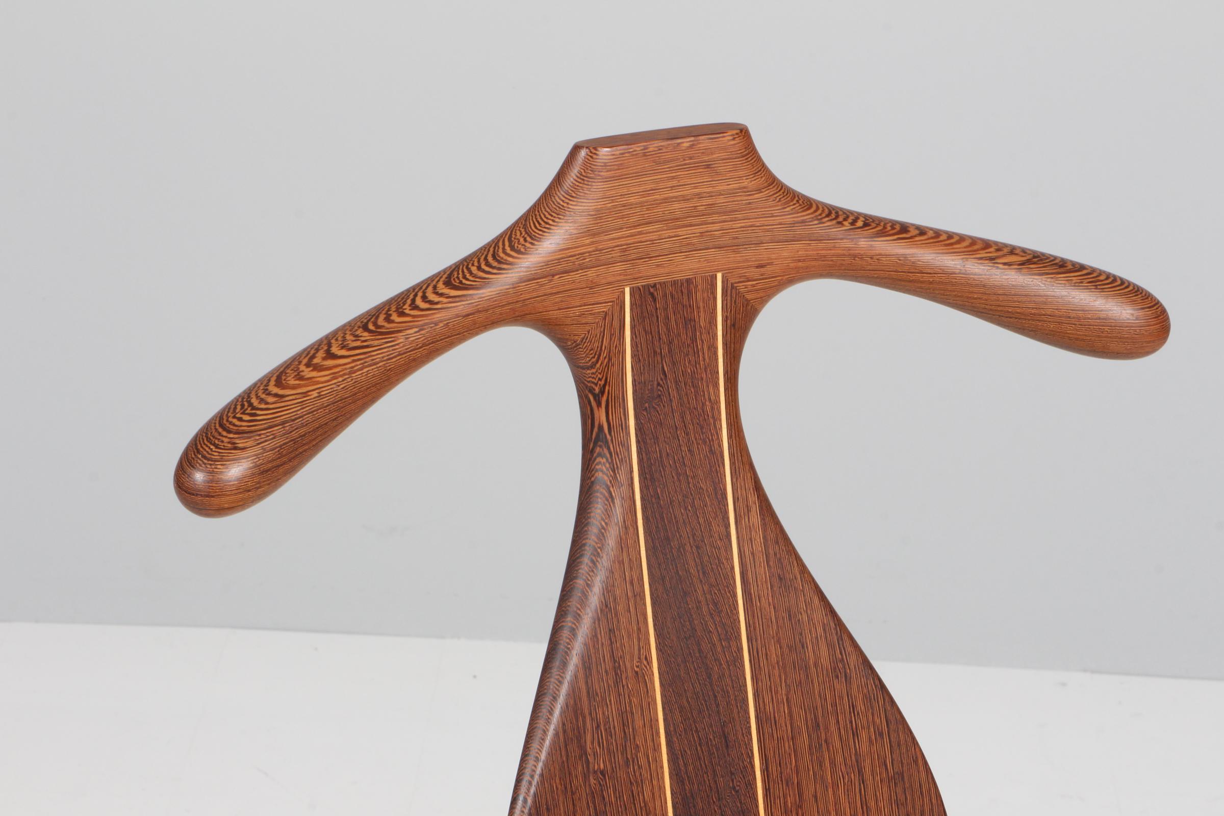 Hans Wegner Valet Chair von PP Møbler, Dänemark, Wenge und Esche (Skandinavische Moderne) im Angebot