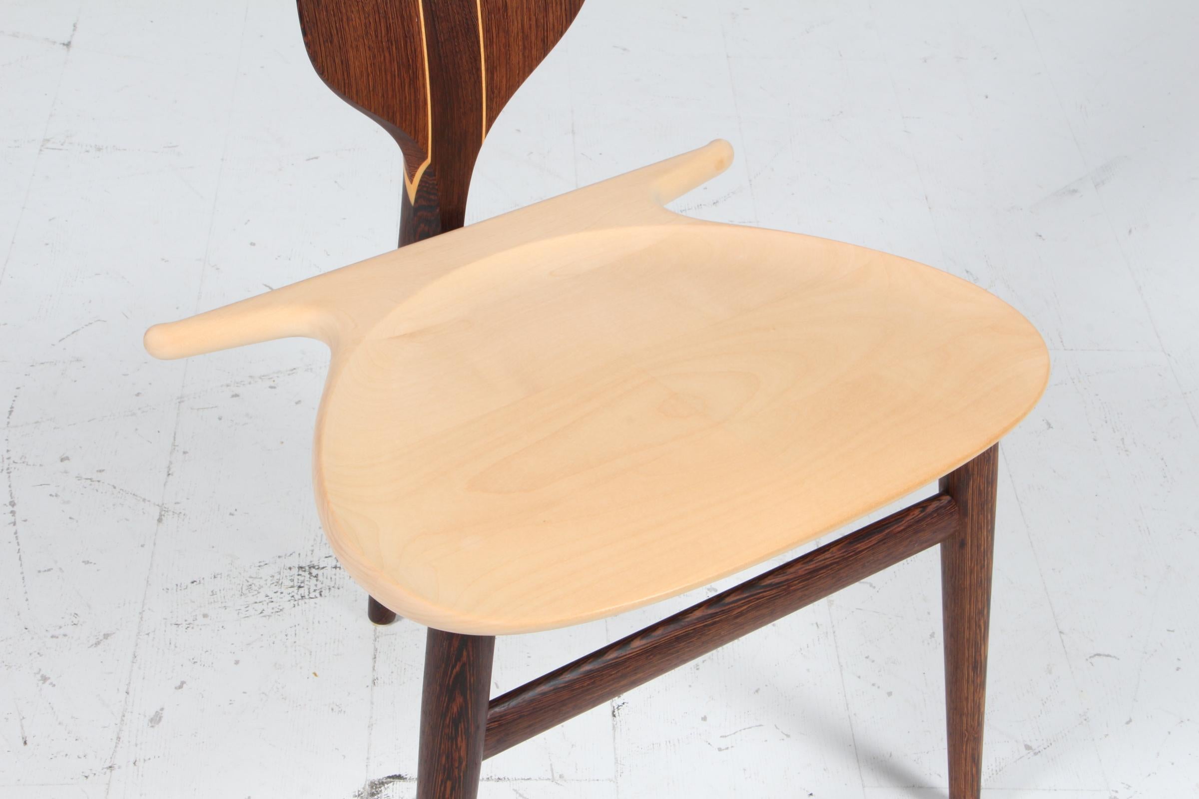Hans Wegner Valet Chair von PP Møbler, Dänemark, Wenge und Esche (Dänisch) im Angebot