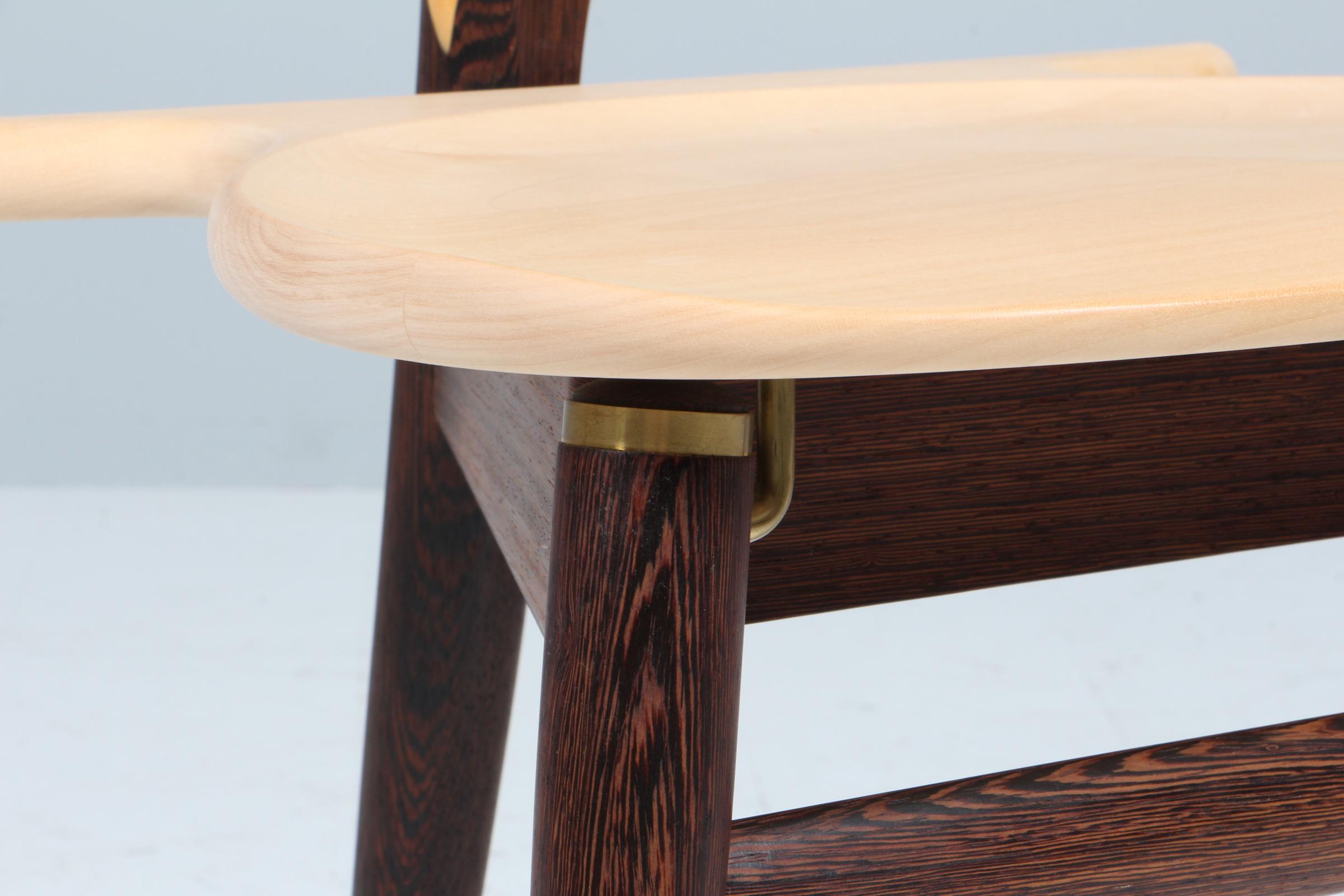 Hans Wegner Valet Chair von PP Møbler, Dänemark, Wenge und Esche im Zustand „Hervorragend“ im Angebot in Esbjerg, DK