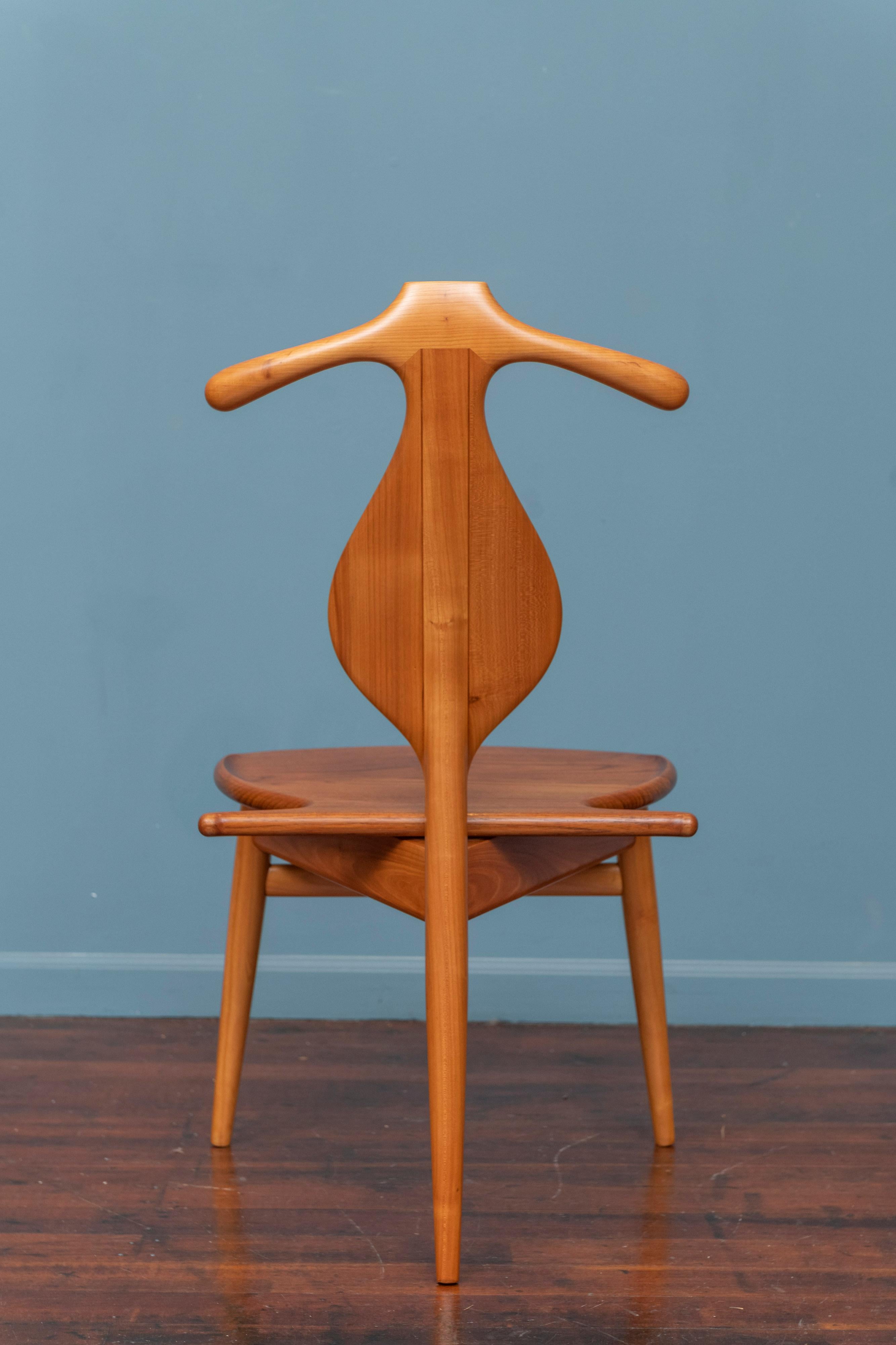 Brass Hans Wegner Valet Chair for Johannes Hansen For Sale