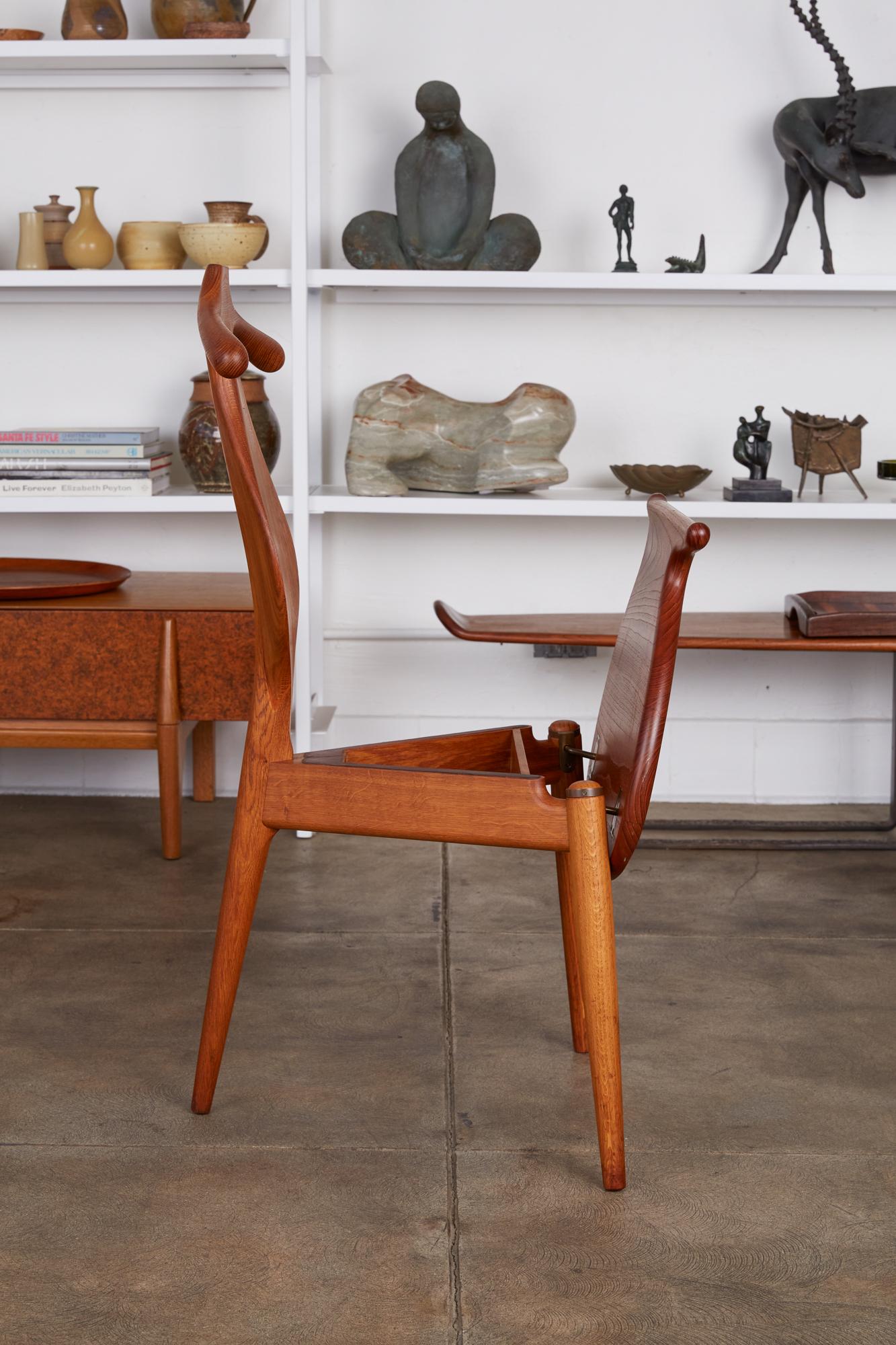 Brass Hans Wegner Valet Chair