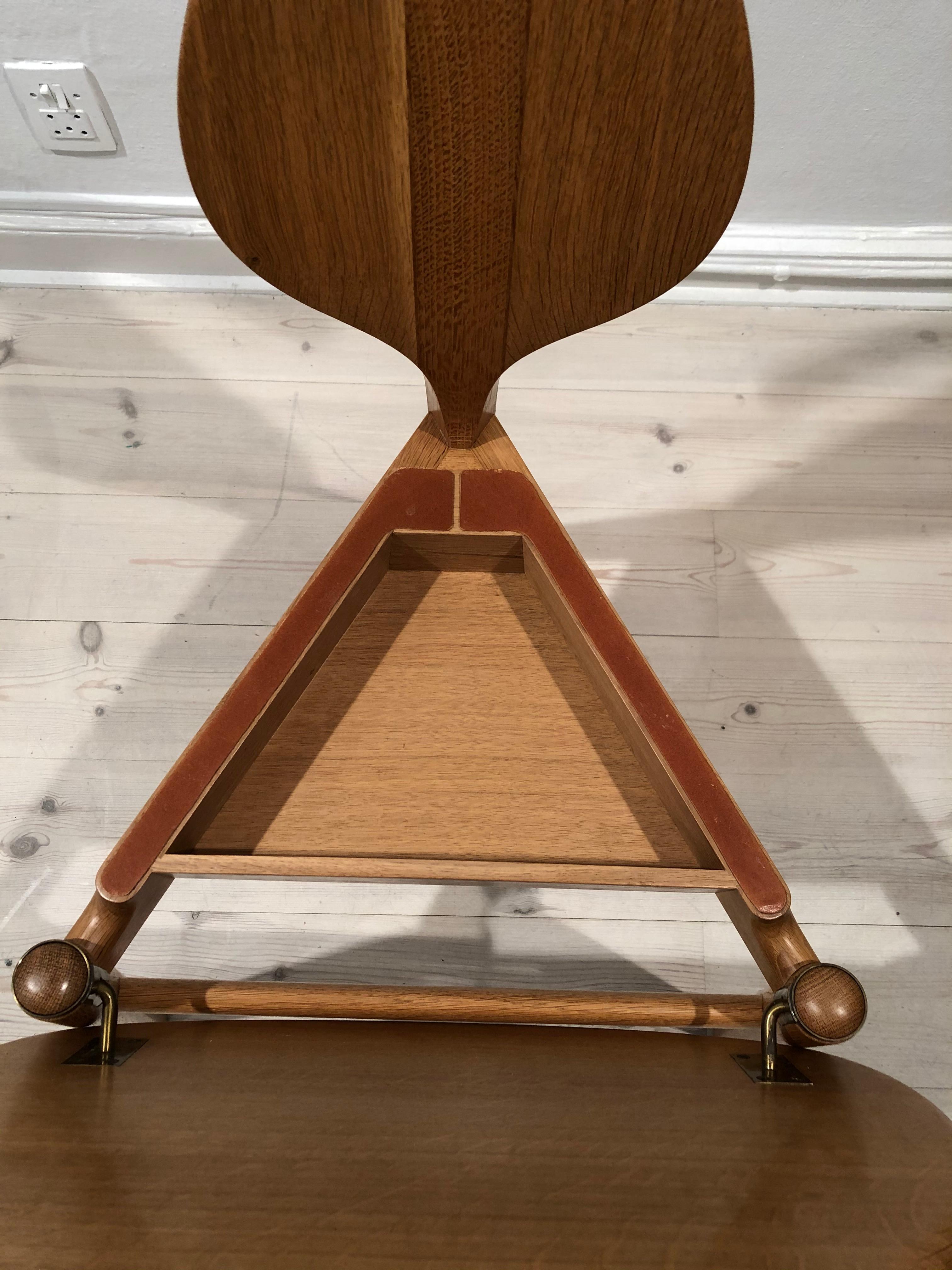 Hans Wegner 'Valet Chair' in Solid Oak for Johannes Hansen, 1953 For Sale 5