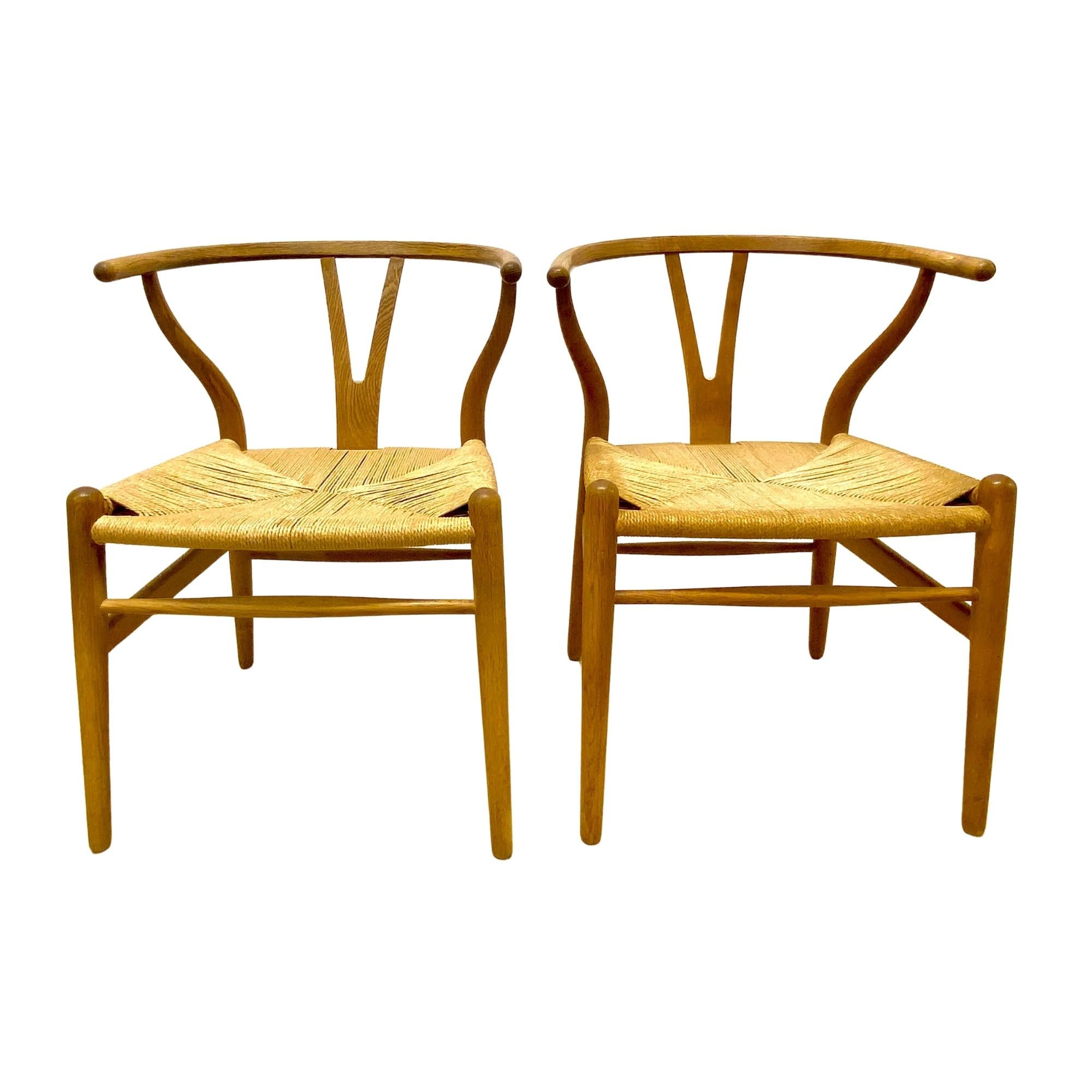 Hans Wegner vintage Wishbone CH-24 pour Carl Hansen, édition des années 1970 en vente 5