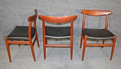 Hans Wegner W2 Dining Chairs for C.M. Madsen