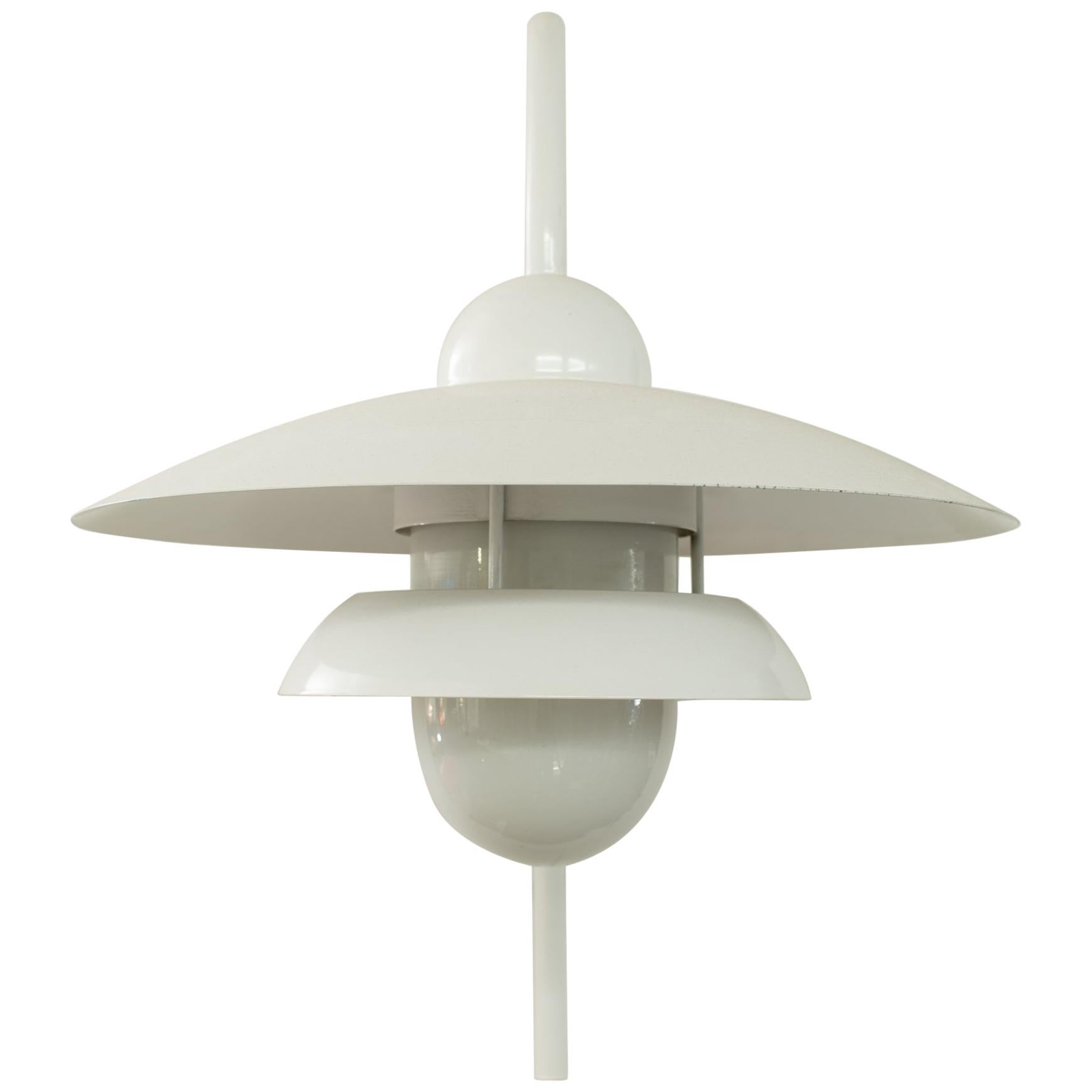 Hans Wegner white Wall Lamp, 1960s For Sale