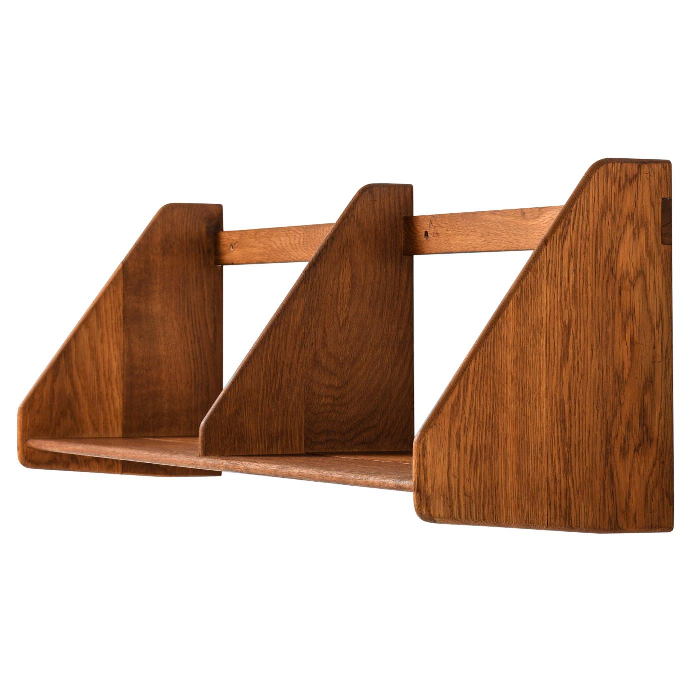 Hans Wegner Wall Mounted Shelf Produced by Ry Møbler in Denmark