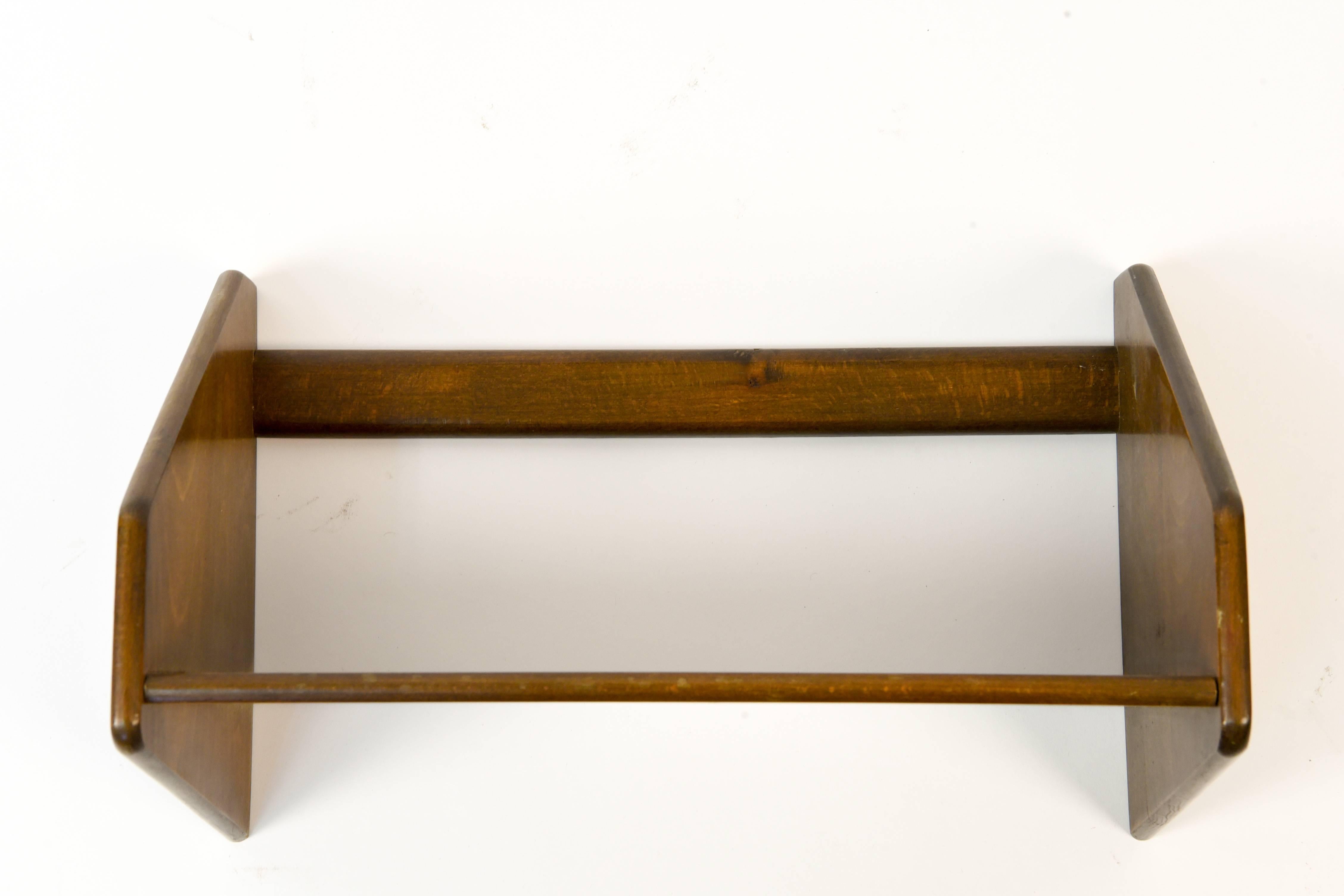 Designed by Hans J. Wegner. Produced by Ry Møbler in Denmark during the 1950s. A great shelf for display.