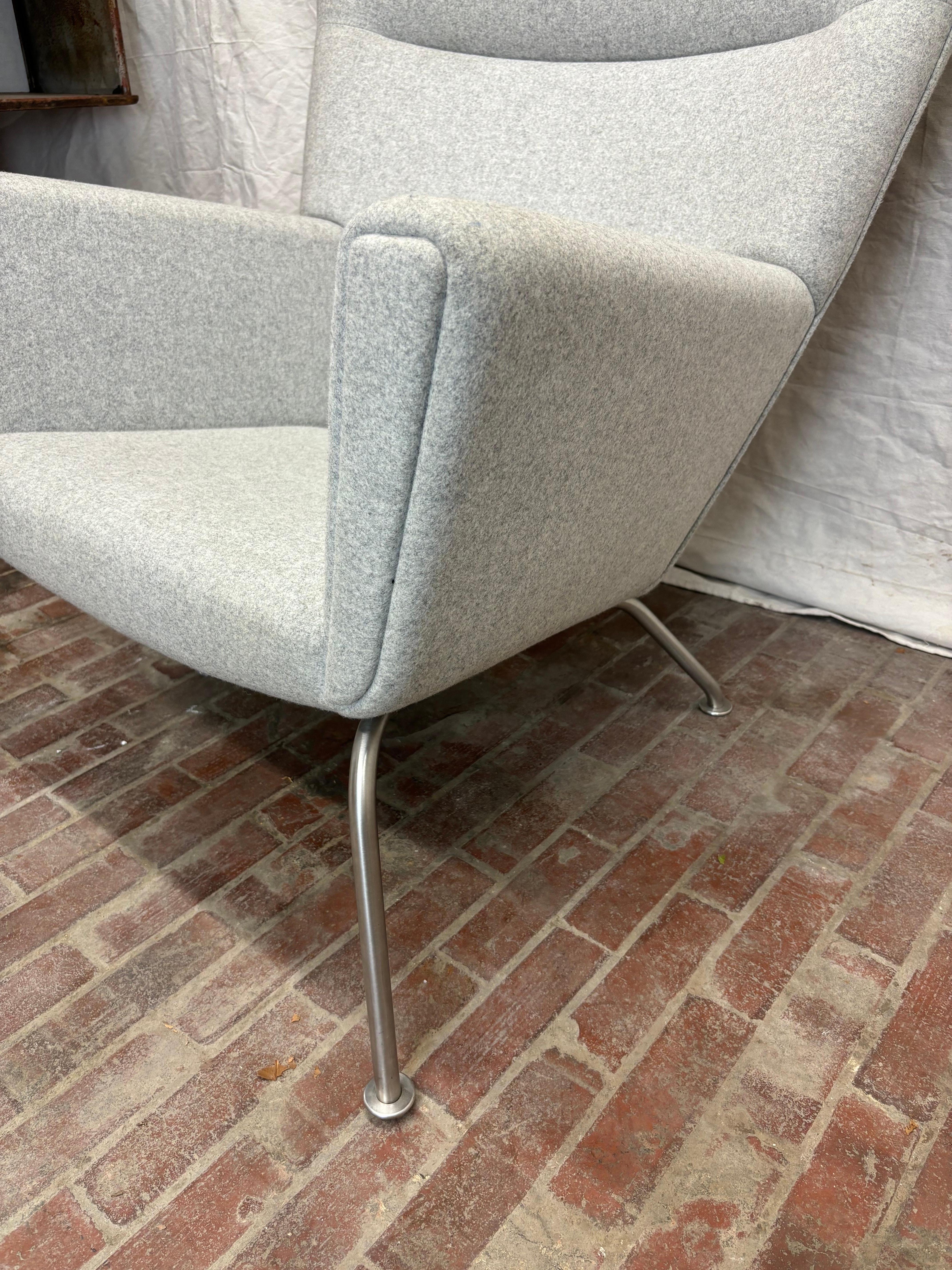 Danois Chaise à oreilles Hans Wegner pour Carl Hansen en vente