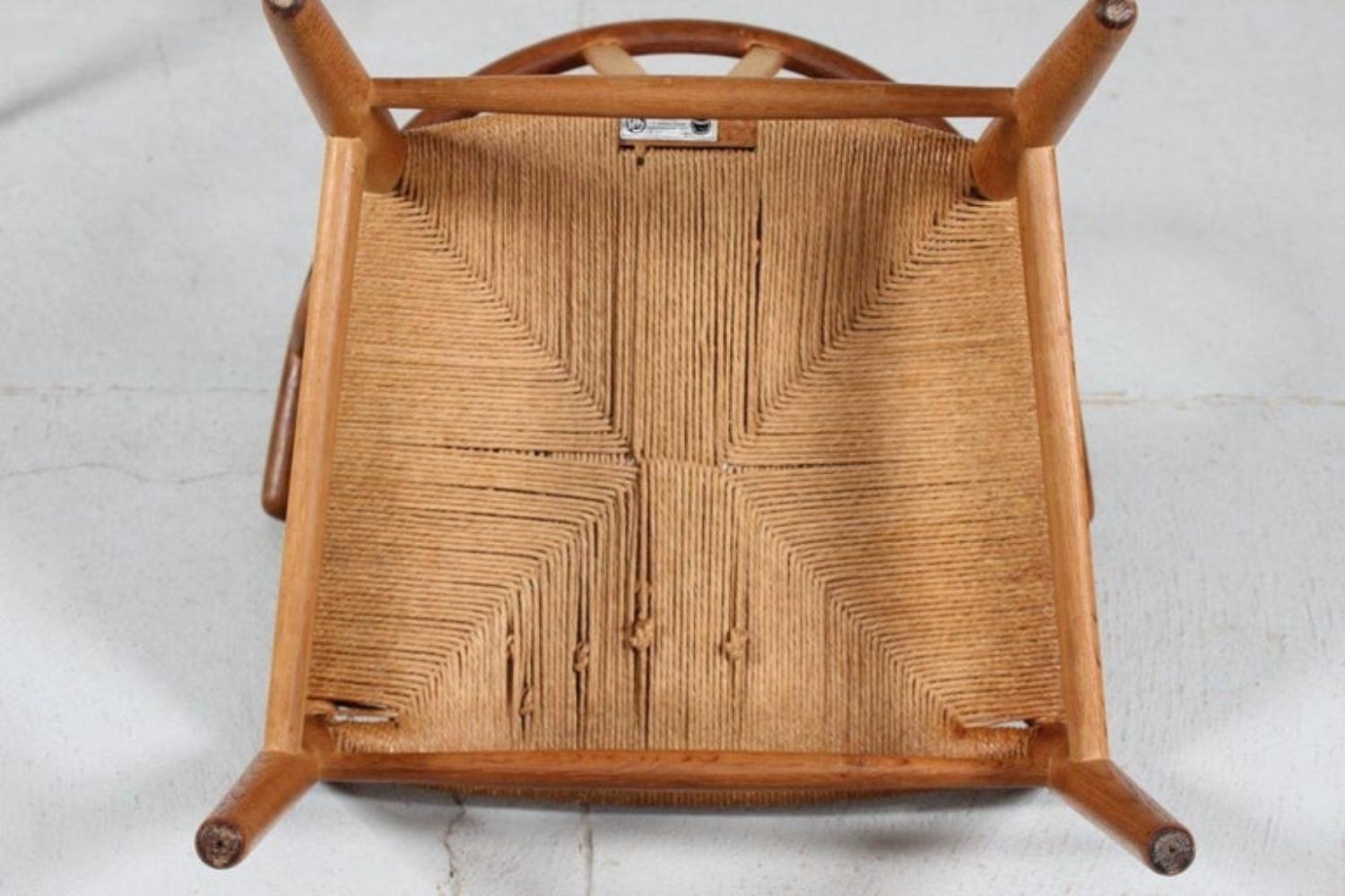Hans Wegner, Wishbone CH 24 pour Carl Hansen, 1950 In condizioni buone in vendita a PARIS, FR
