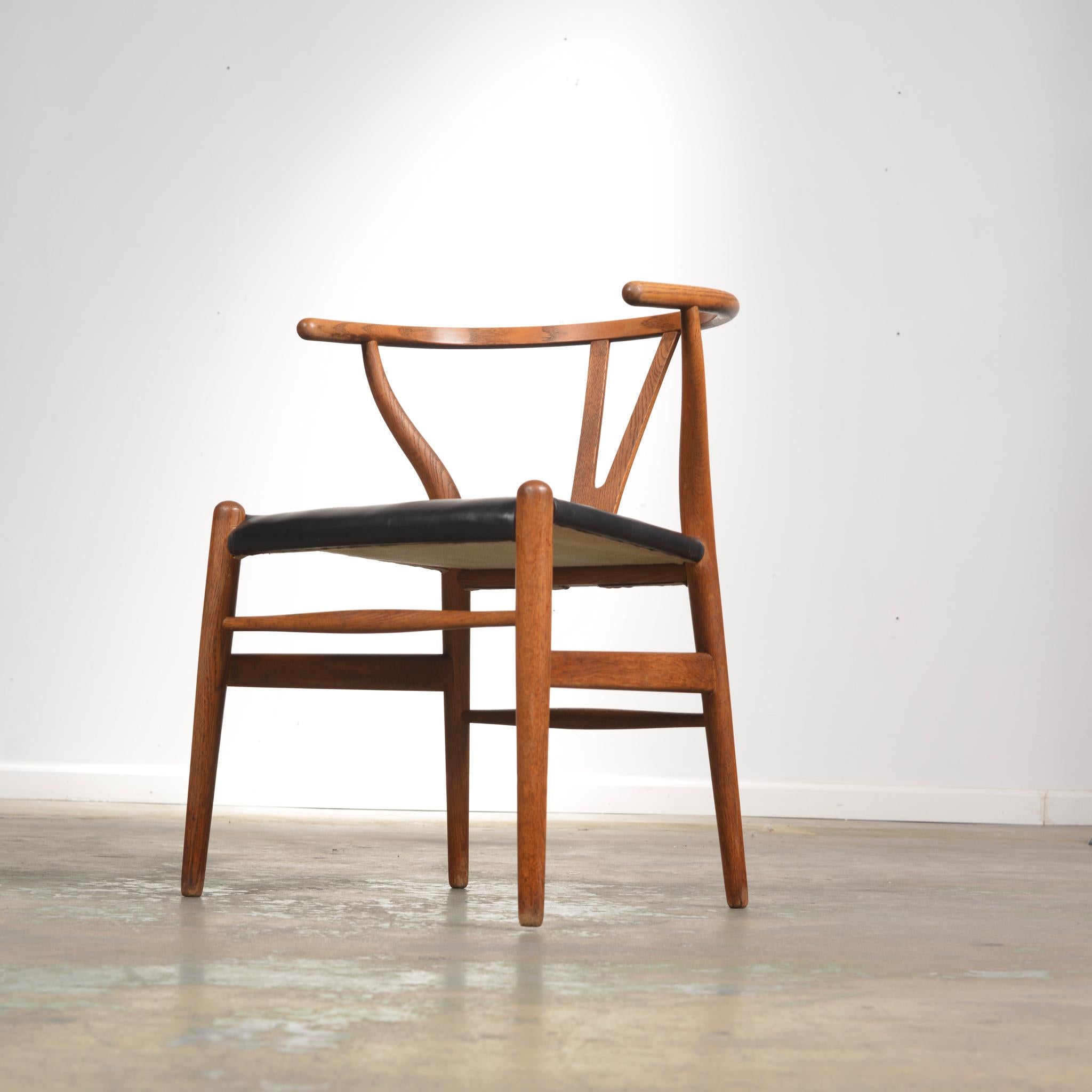 hans wegner wishbone chairs