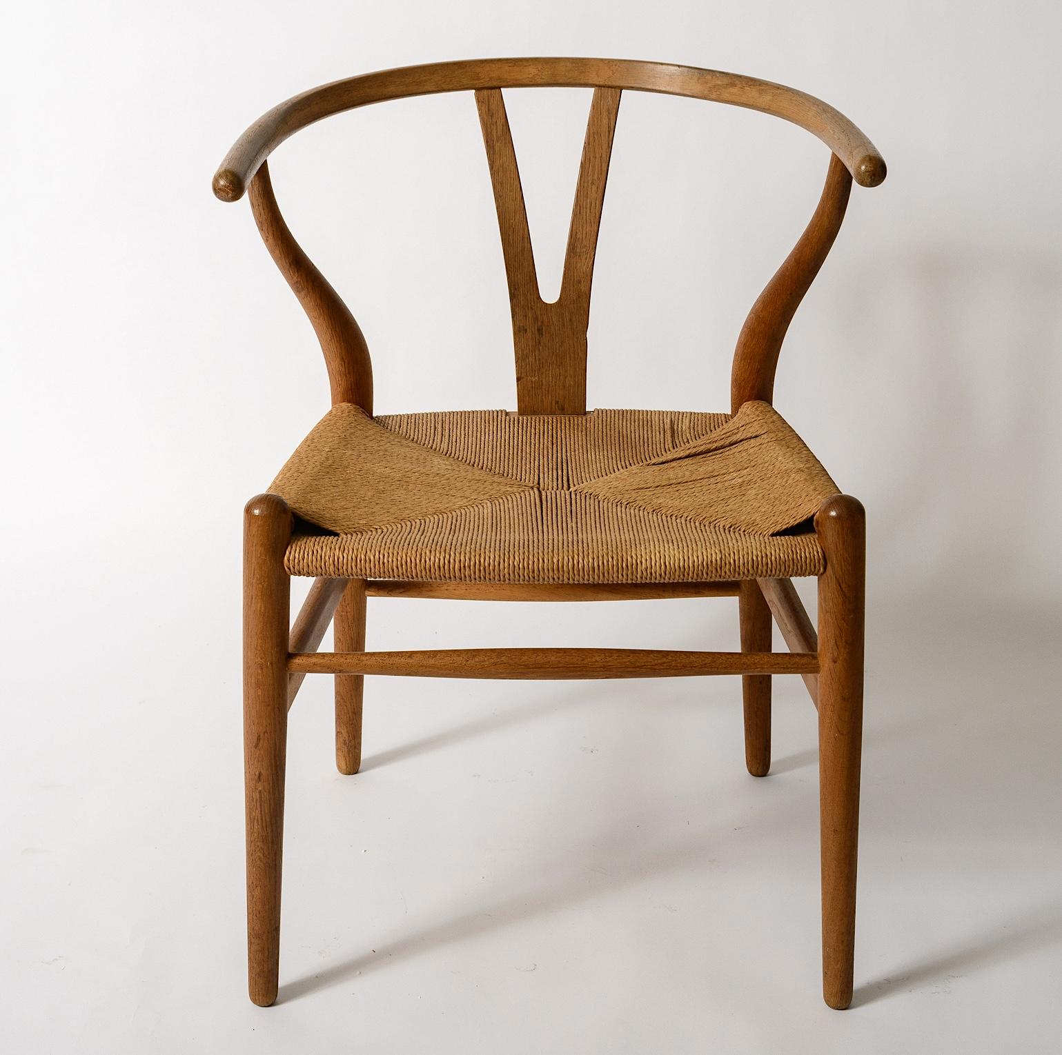 Danish Hans Wegner Wishbone Chair For Sale