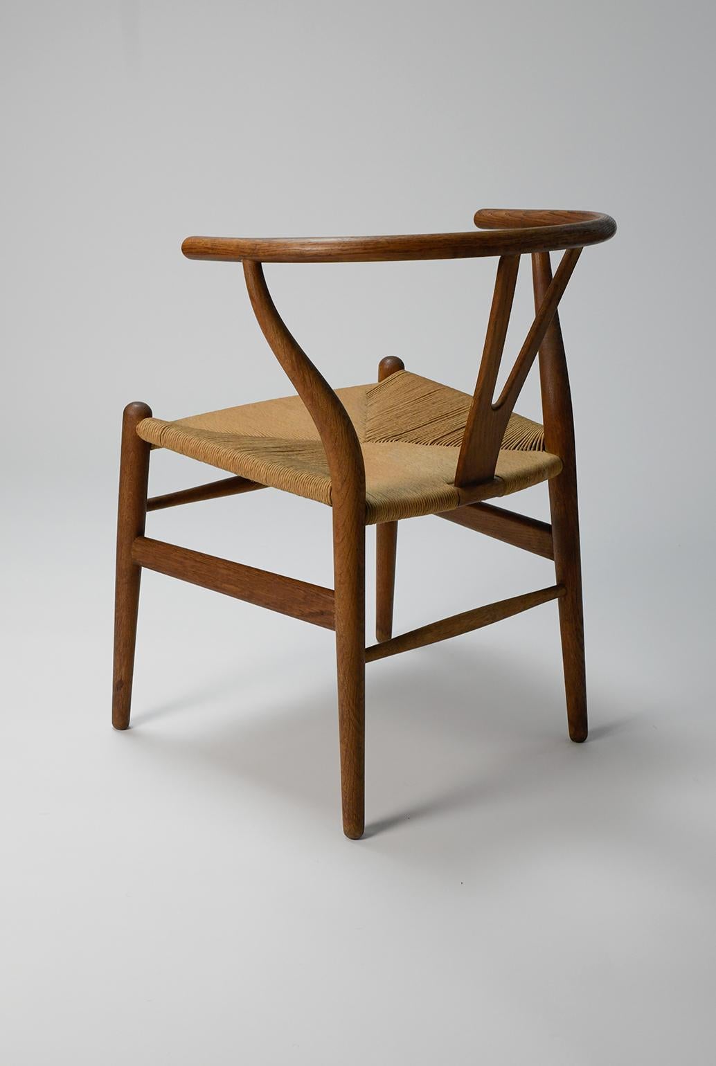 Danish Hans Wegner Wishbone Chairs by Carl Hansen and Son  For Sale